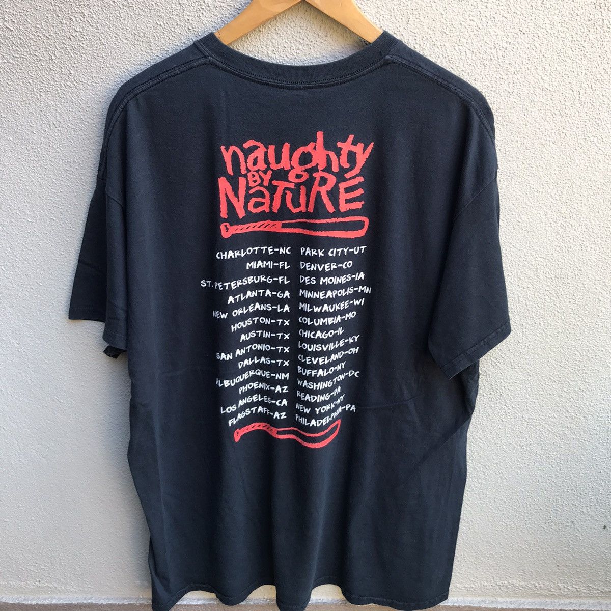 Band Tees NAUGHTY BY NATURE rap tee y2k tour hiphop Size US XL / EU 56 / 4 - 3 Thumbnail