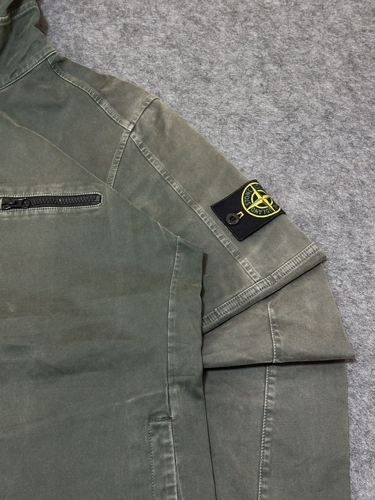 Stone Island Stone Island 109LN Tinto Old hooded overshirt. Size US S / EU 44-46 / 1 - 7 Thumbnail