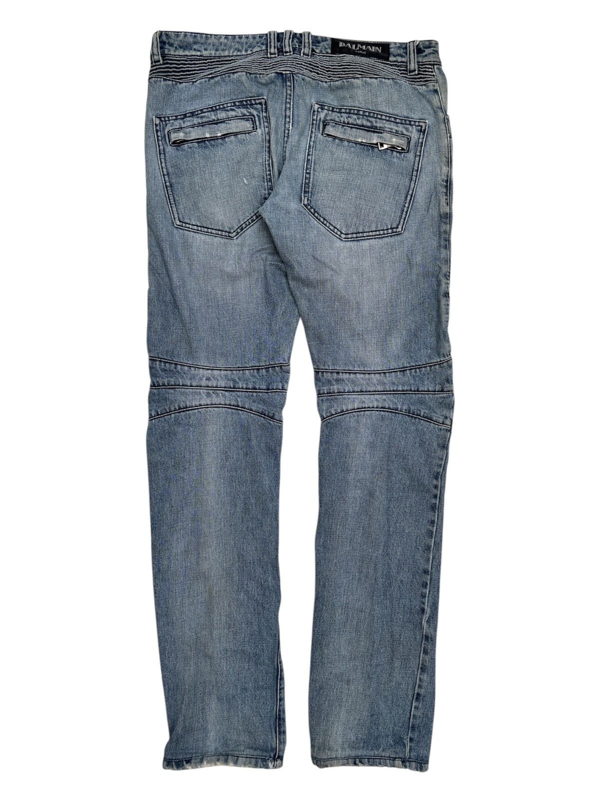 Balmain Biker Denim Jeans Size US 30 / EU 46 - 2 Thumbnail