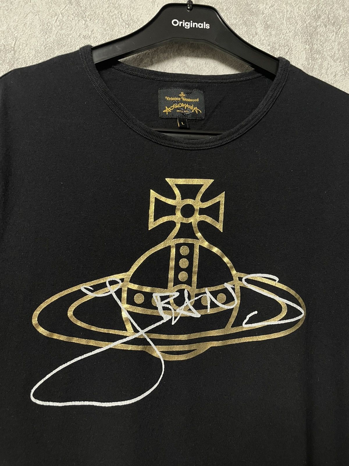 Vivienne Westwood Vivienne Westwood Anglomania T-Shirt Tee Big Logo Size US L / EU 52-54 / 3 - 6 Thumbnail