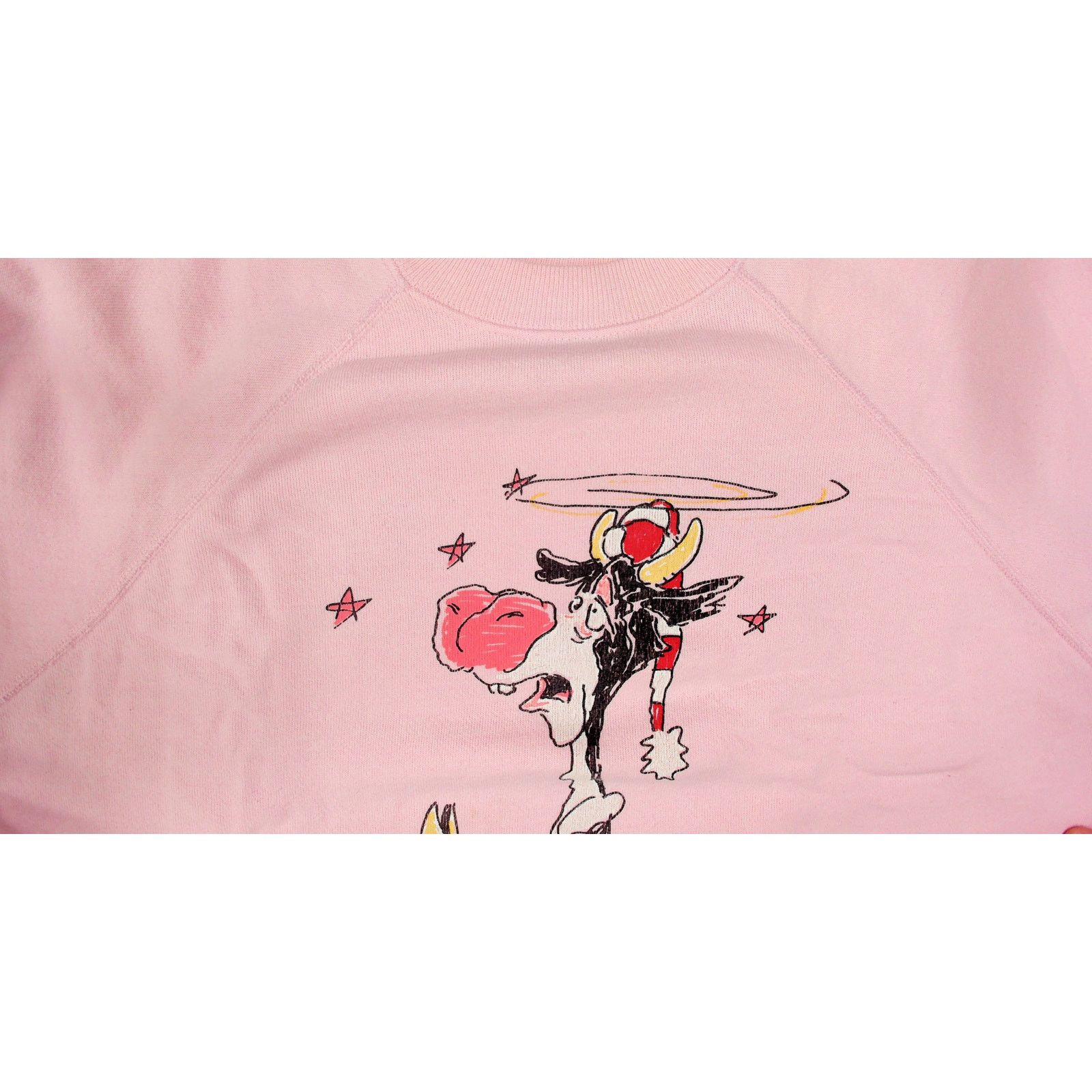 Hanes Vintage Hanes 1989 Wild Side Cow Graphic Boxy Sweatshirt Size XL / US 12-14 / IT 48-50 - 11 Thumbnail