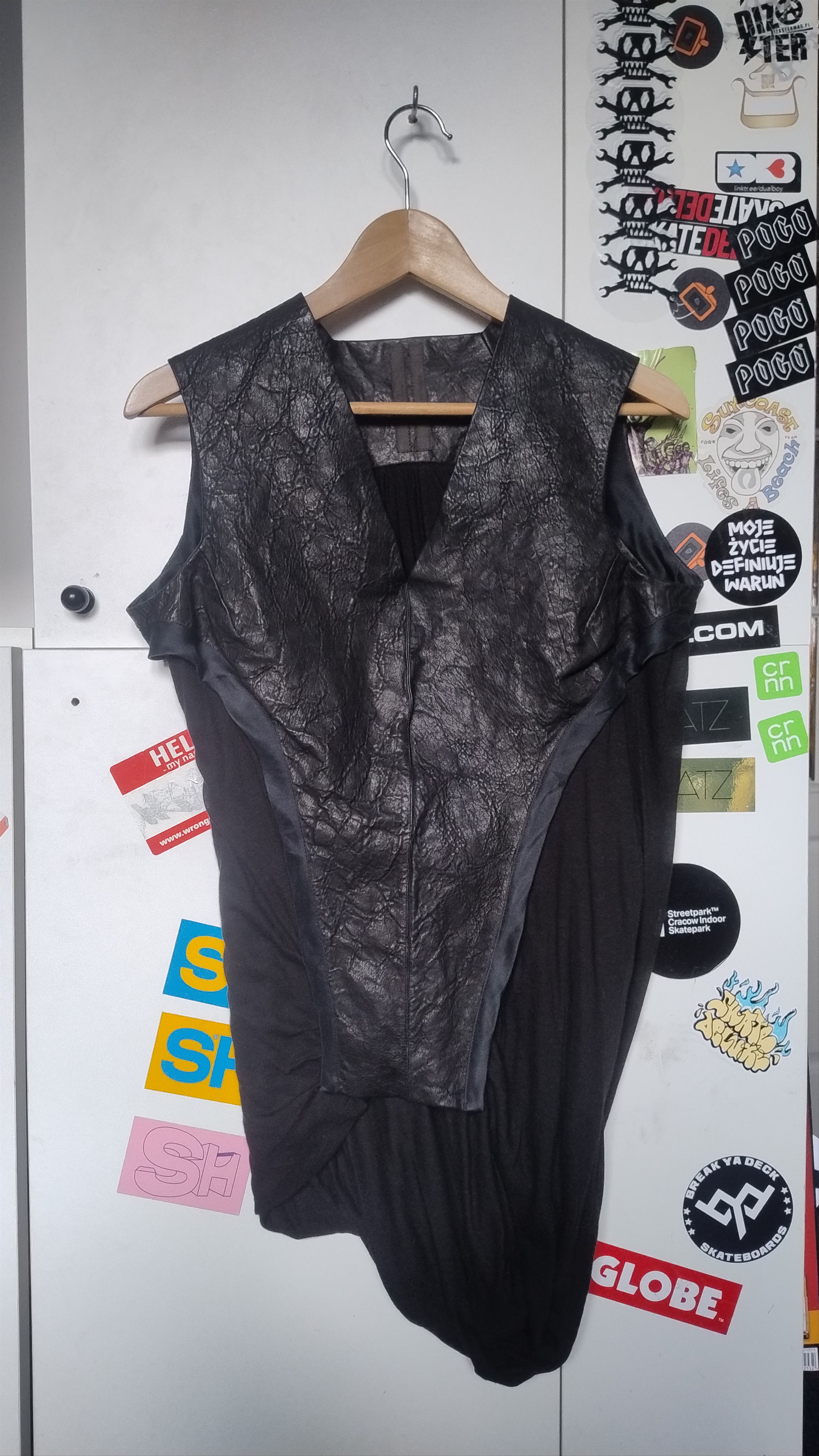 Rick Owens s/s 10 release crumpled lamb Leather top/vest