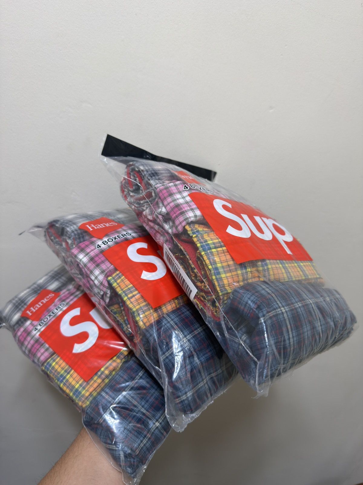 Hanes × Supreme Supreme Hanes boxers (4pack) | Grailed