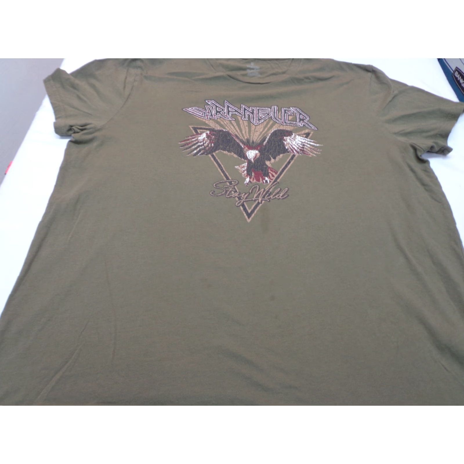 Wrangler WRANGLER STAY WILD Graphic T Shirt 2XL Men Green Shirt Size US XXL / EU 58 / 5 - 3 Thumbnail