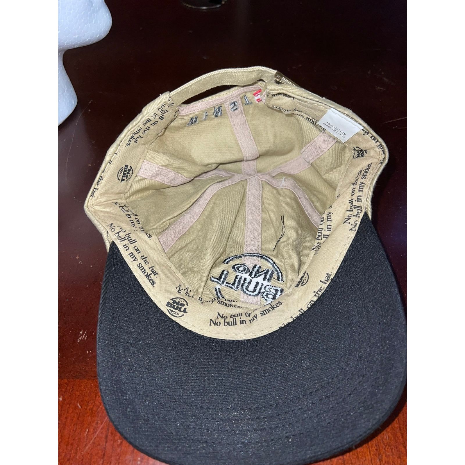 Other Vintage Winston Hat No Bull Cap Brown Headwear NWT 90s OS Size ONE SIZE - 8 Thumbnail