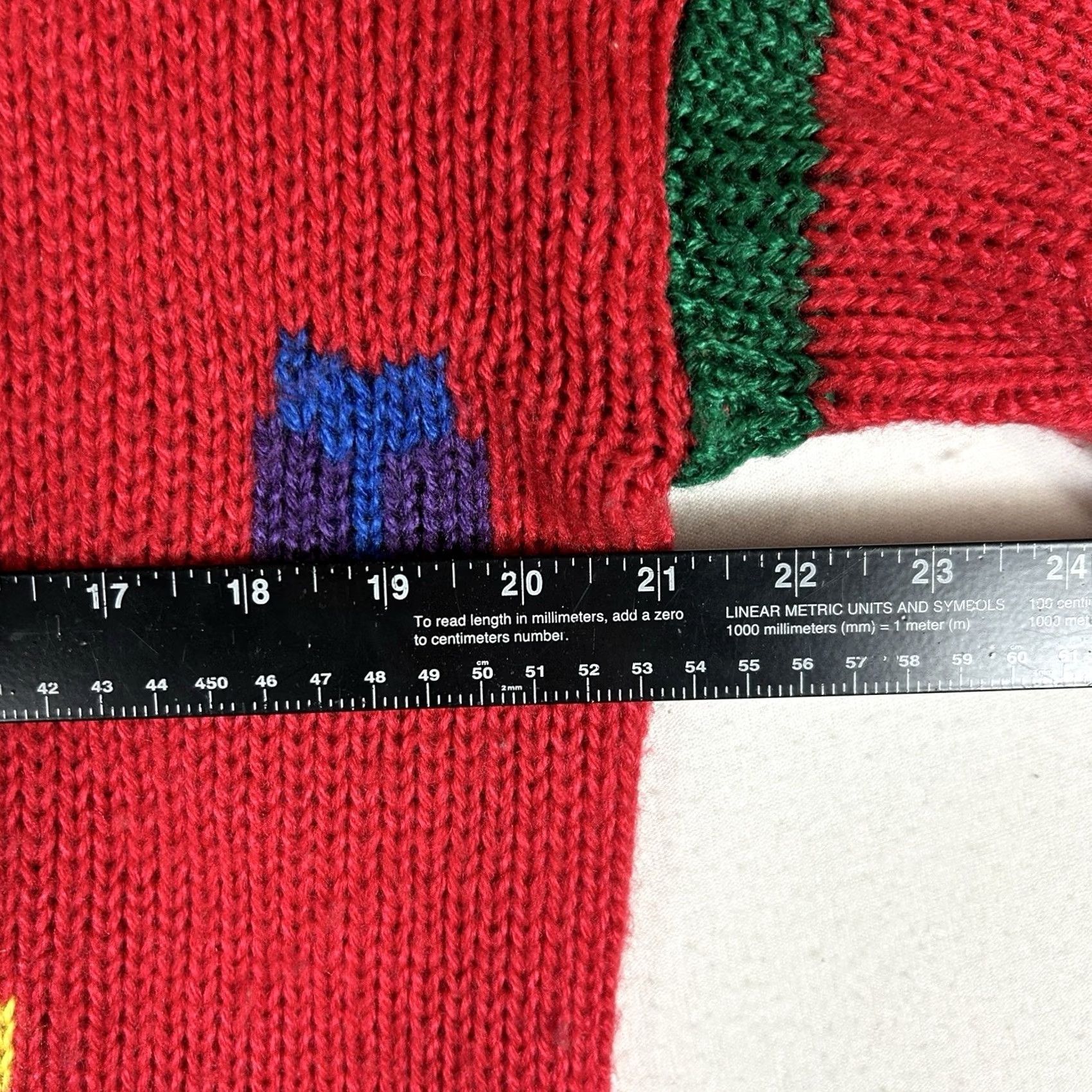 Vintage No Strings Attached Ugly Christmas Sweater Women Medium Red Christmas Holiday Pullover Crew Neck Knit Knitwear Sweater Women M Red Christmas Holiday Size M / US 6-8 / IT 42-44 - 6 Thumbnail