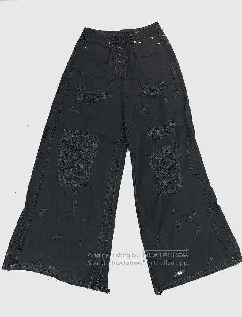 Vetements Ripped Denim Jeans