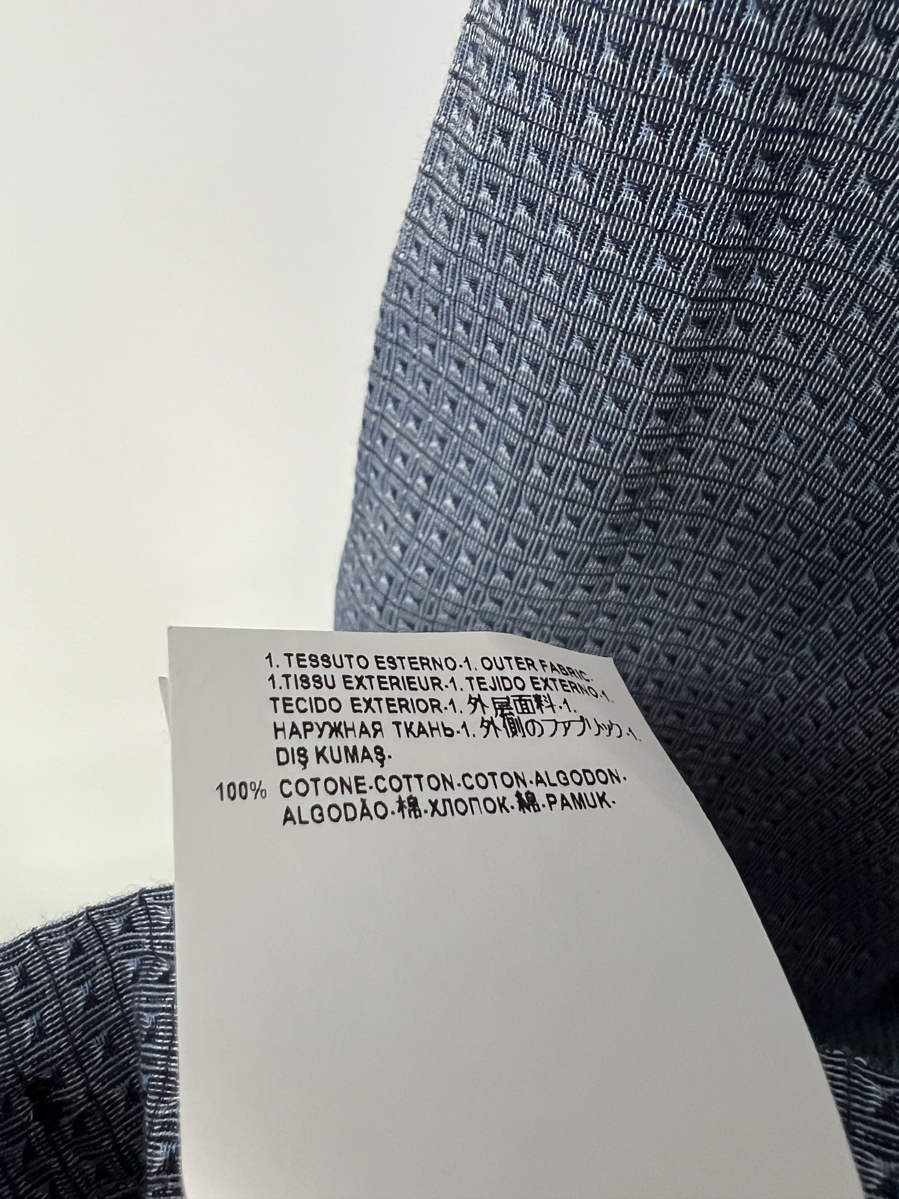 Versace Versace Collection Blue Cotton Button Up Shirt Size 16/41 Size US L / EU 52-54 / 3 - 12 Thumbnail