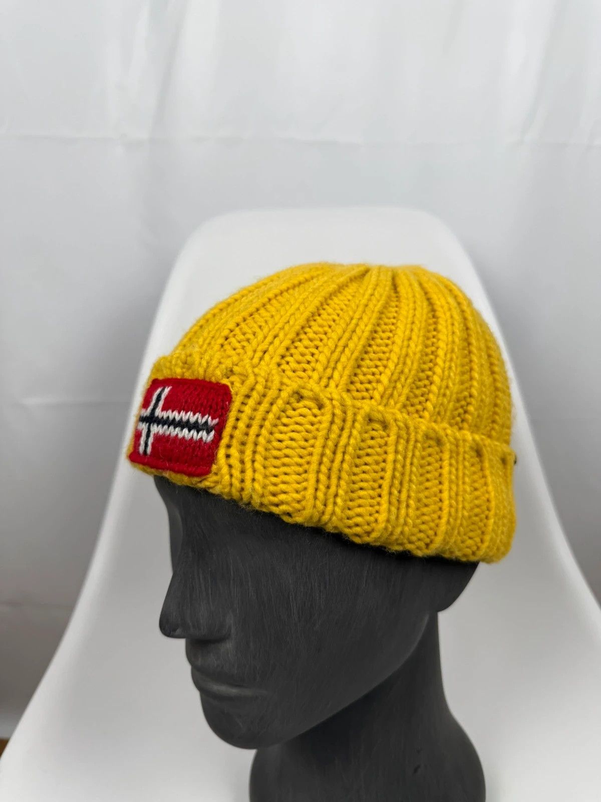 Napapijri Napapijri Knit Acrylic Wool Beanie Womens Size ONE SIZE - 1 Thumbnail