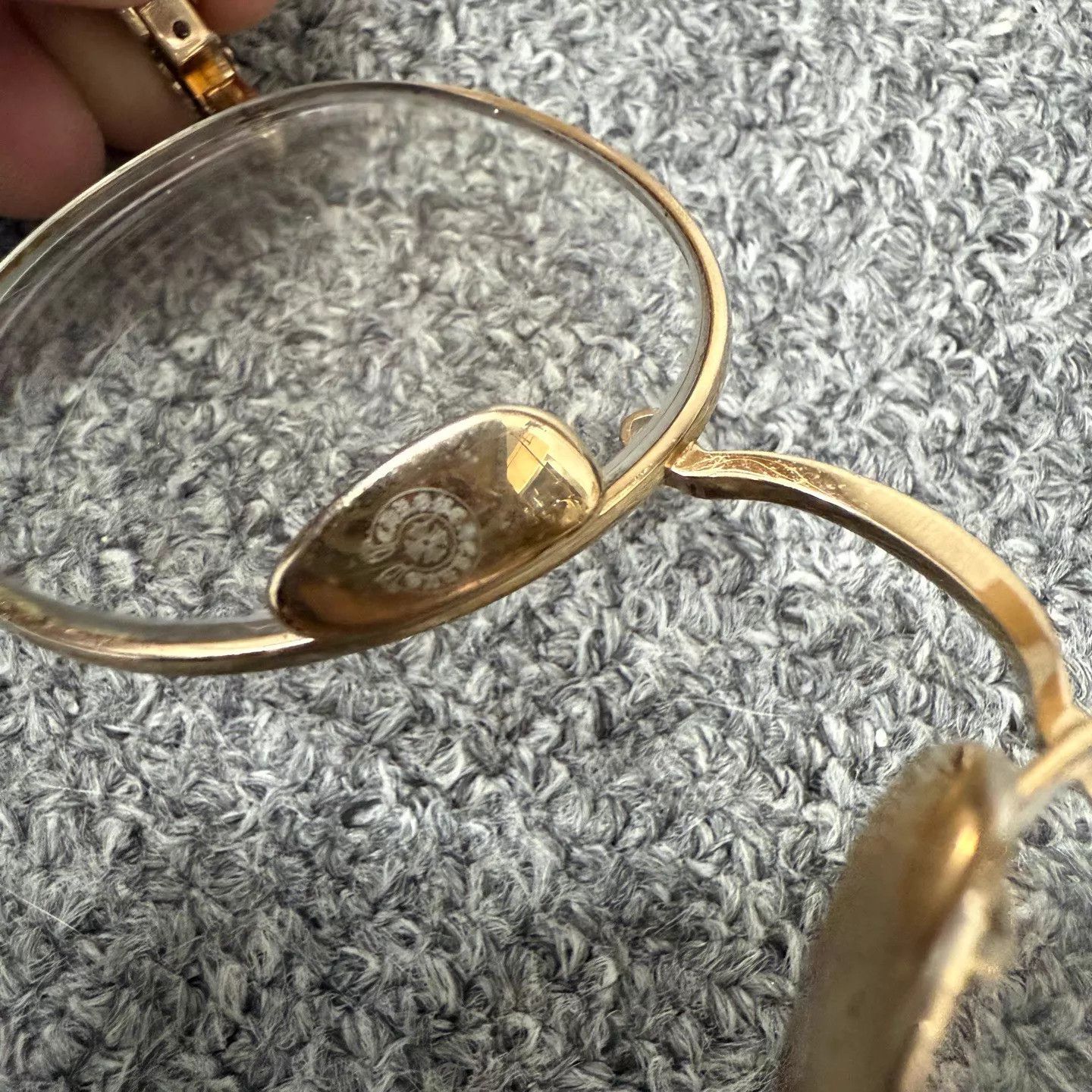 Chrome Hearts Chrome Hearts gold-rimmed glasses 98 New Size ONE SIZE - 5 Thumbnail