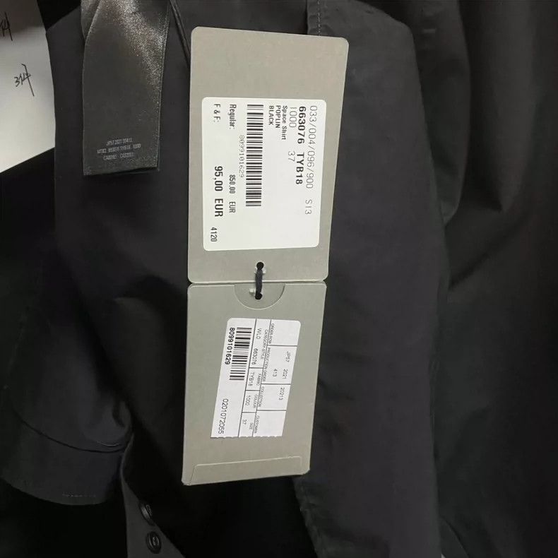 Balenciaga Balenciaga Long sleeve shirt with black NASA embroidered l Size XS / US 0-2 / IT 36-38 - 8 Thumbnail
