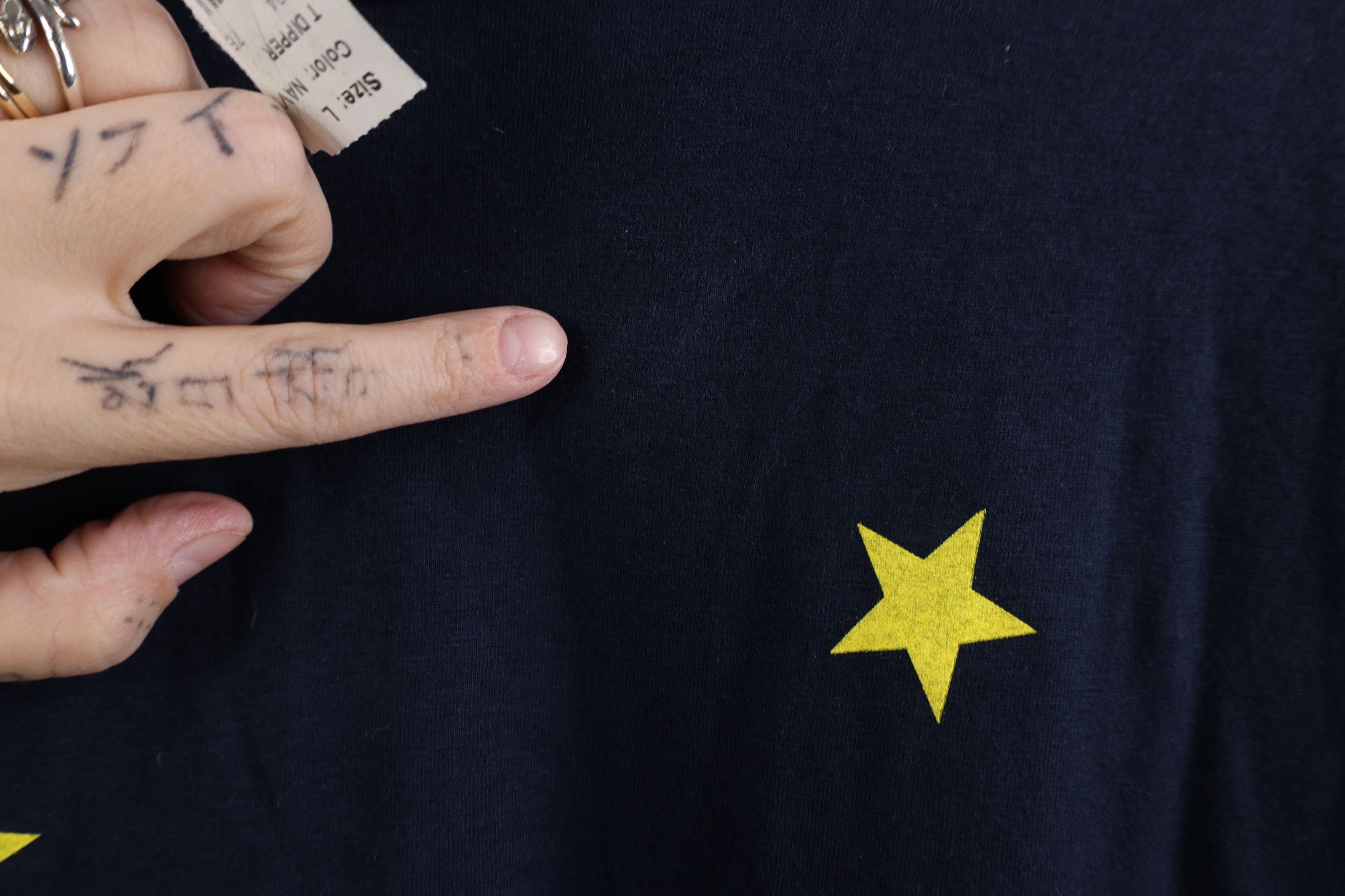 Vintage Deadstock Vintage 90s Streetwear Star Constellation T-Shirt Size US L / EU 52-54 / 3 - 5 Thumbnail