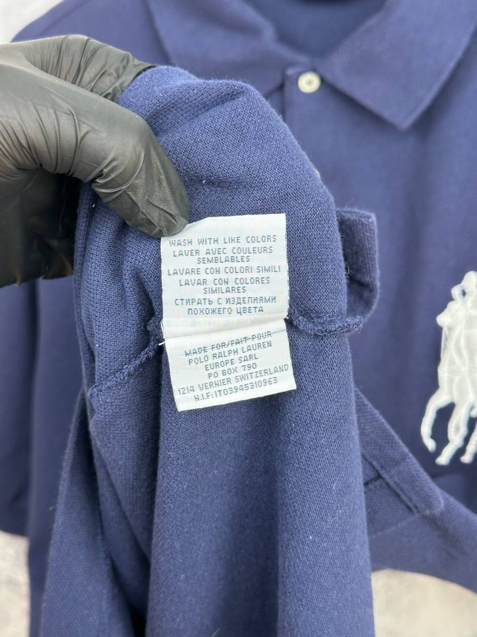Polo Ralph Lauren Polo Ralph Lauren "Dubai" Golf Polo Shirt Navy Vintage Size US XL / EU 56 / 4 - 9 Thumbnail