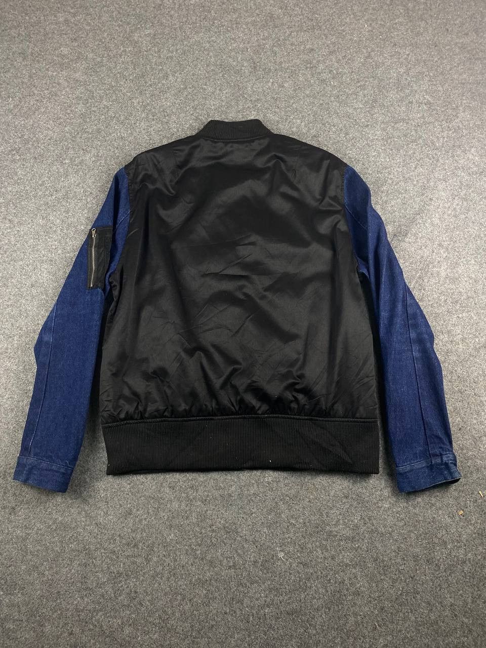 Japanese Brand japanese brand bomber jacket denim sleeves nice design Size US XL / EU 56 / 4 - 9 Thumbnail