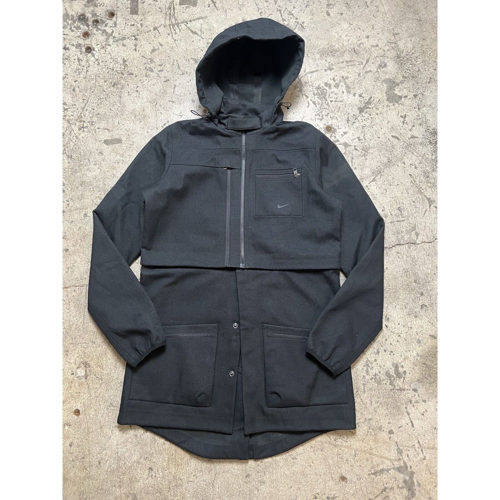 Nike Nike Women’s Black Convertible Parka Black Rare Sample 2013 Size US M / EU 48-50 / 2 - 3 Thumbnail