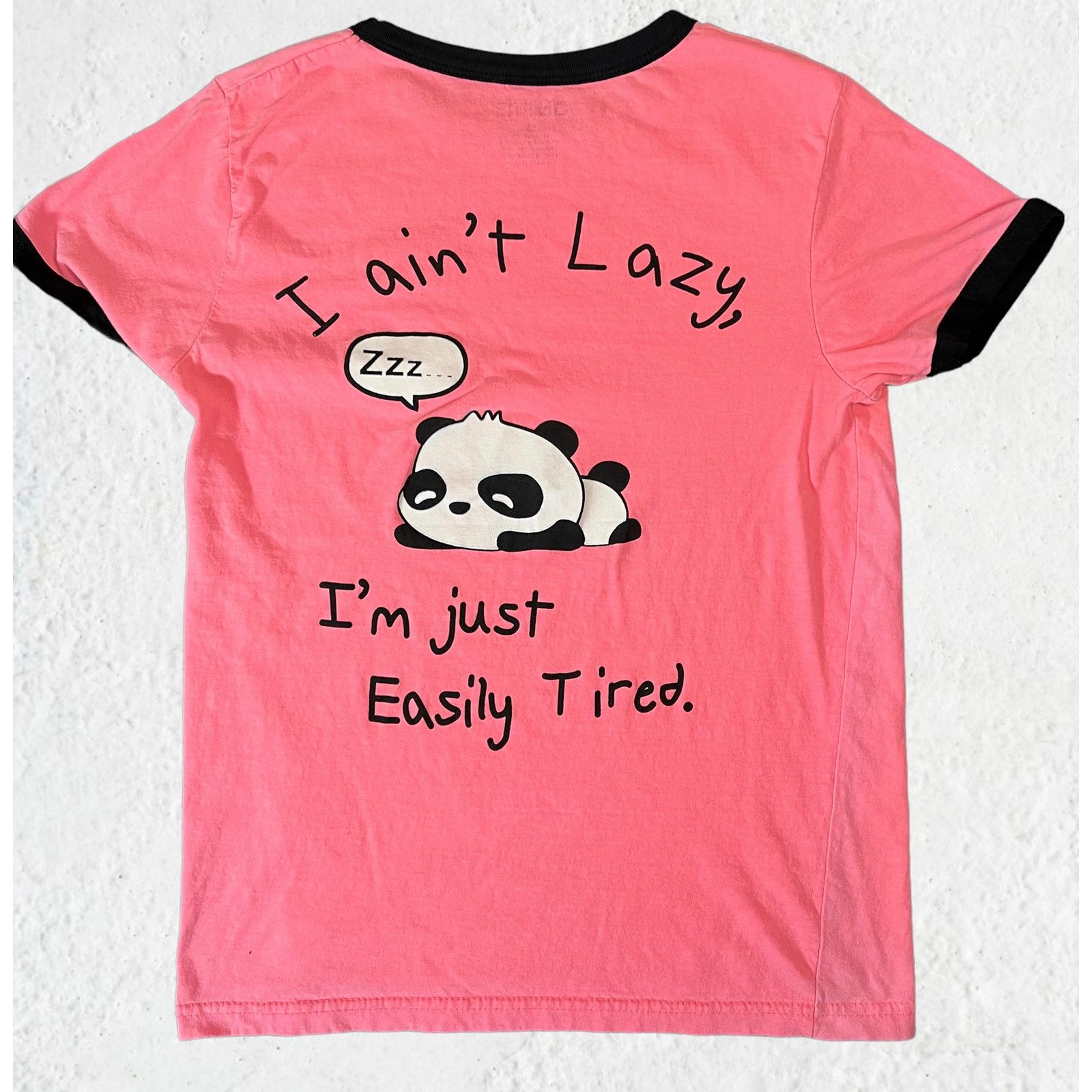 Xavier Delcour Lazy Panda Pink Shirt - On Fire - Size Medium Size M / US 6-8 / IT 42-44 - 3 Thumbnail