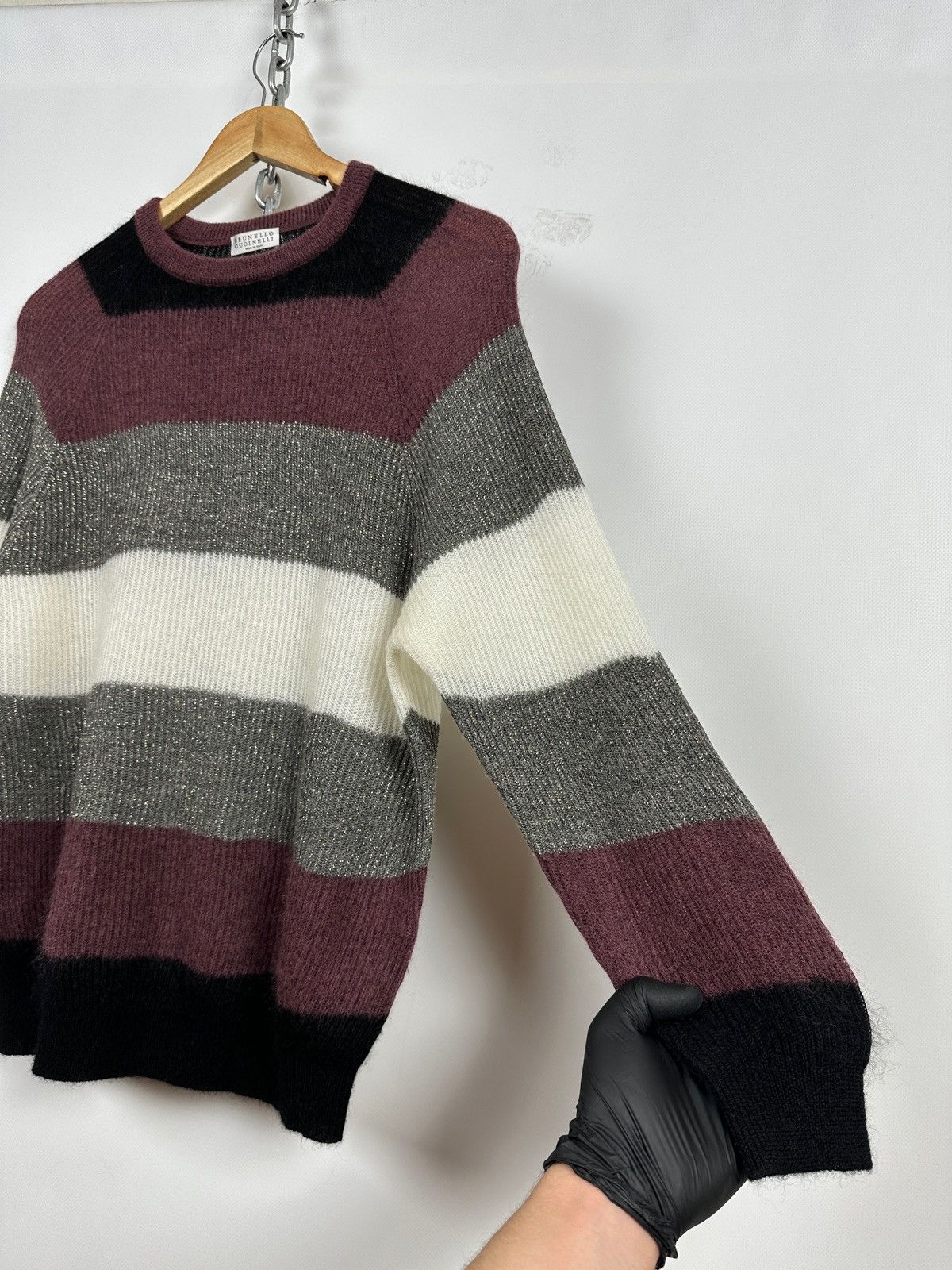 Brunello Cucinelli Brunello Cucinelli Mohair / Wool Sweater Size S / US 4 / IT 40 - 12 Thumbnail