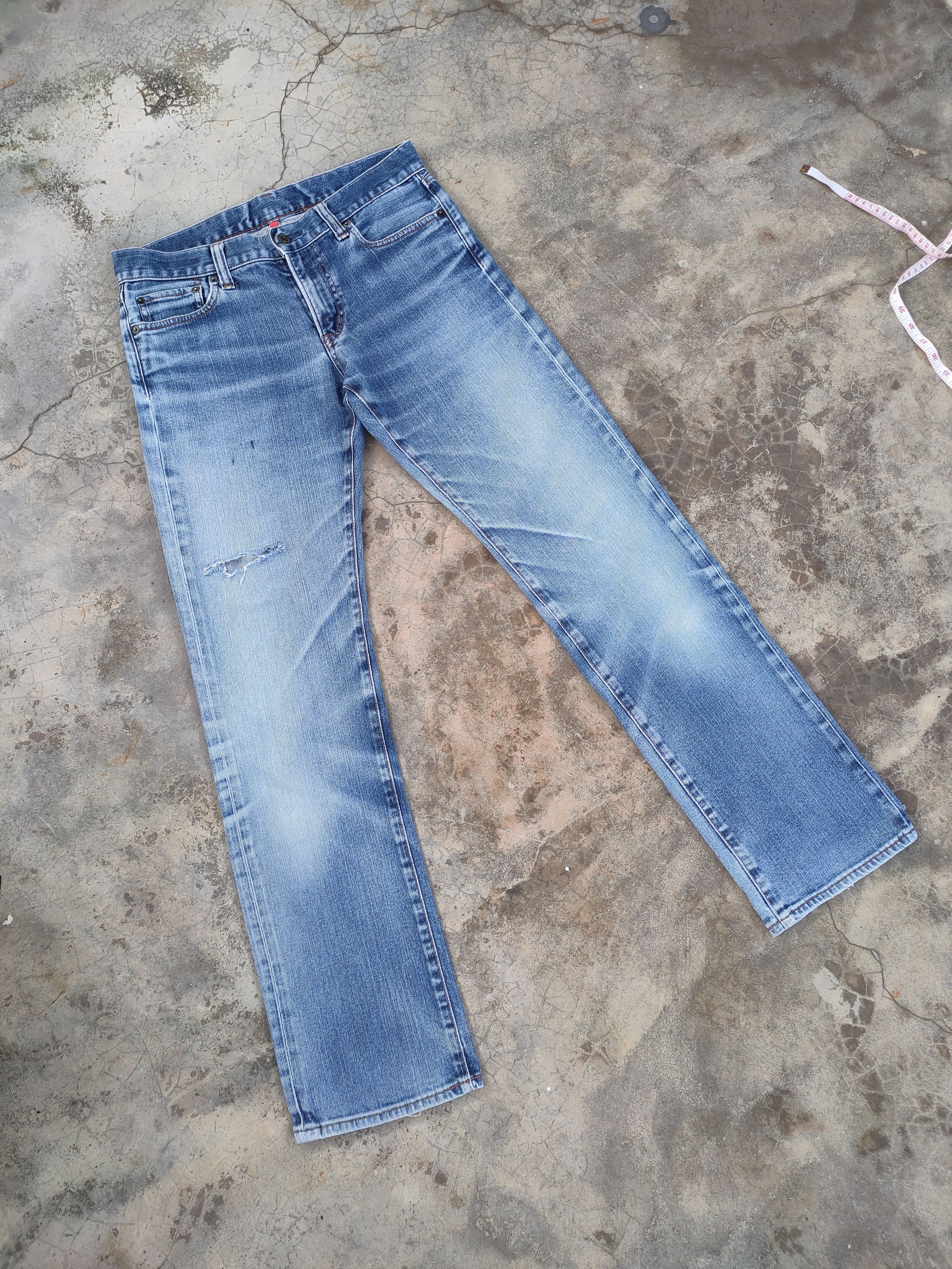 Japanese Brand W33 VINTAGE JAPANESE FADED DISTRESSED DENIM JEAN PANTS Size US 33 - 2 Thumbnail