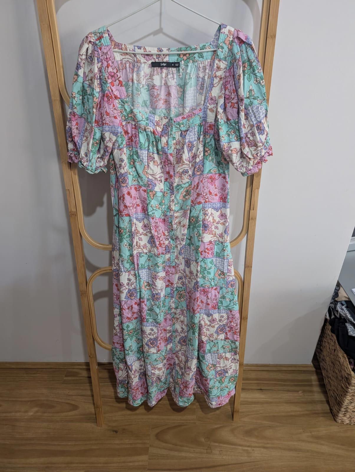 Other Sportsgirl Floral Patchwork Midi Dress Size 8 Size M / US 6-8 / IT 42-44 - 1 Thumbnail