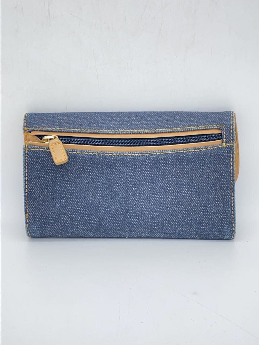 Dior Dior Denim Bi-Fold Wallet Indigo Size ONE SIZE - 2 Thumbnail