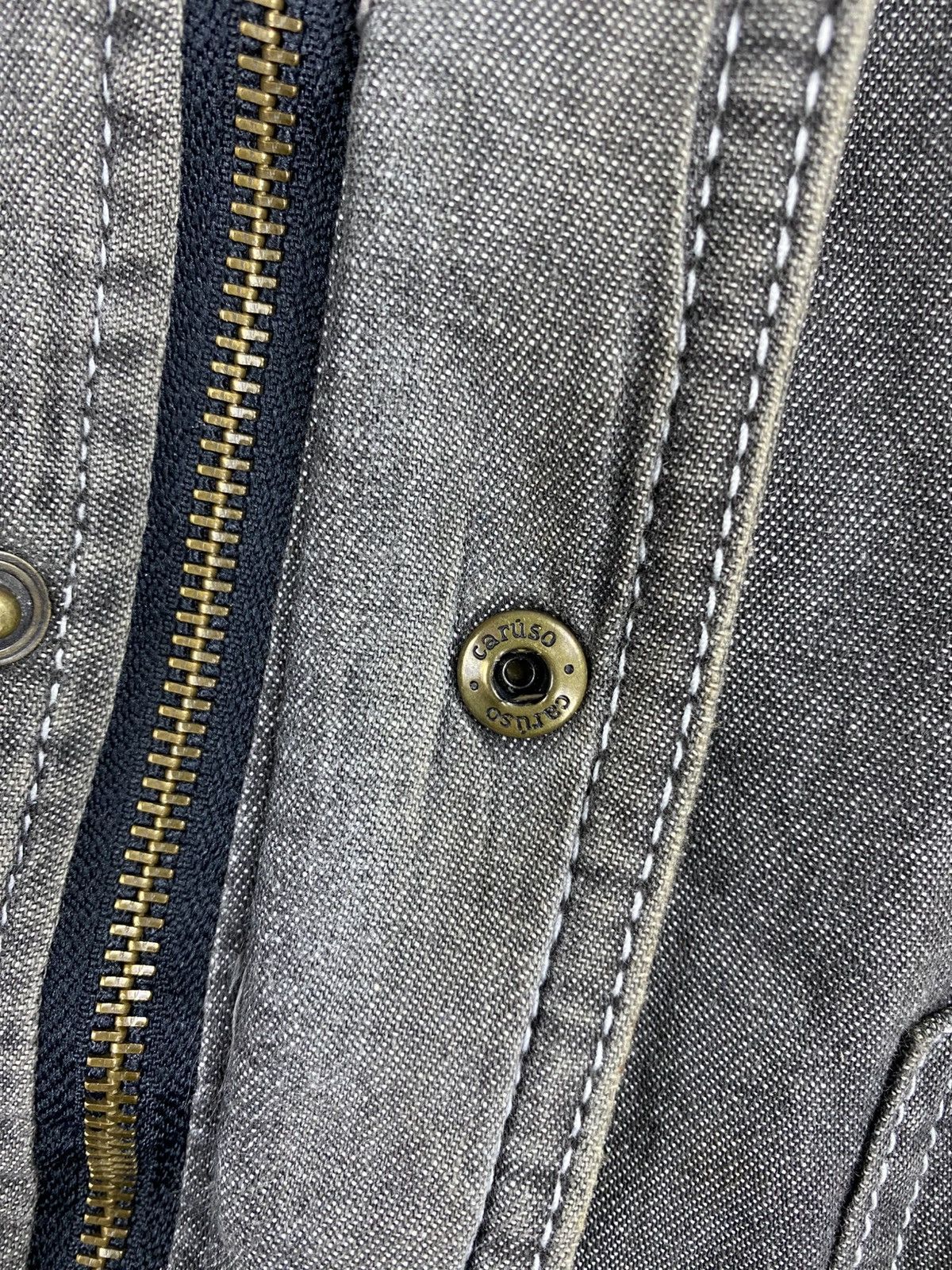 McGregor Vintage 90s McGregor Denim Big Spell On Sleeve Bomber Jacket Size US M / EU 48-50 / 2 - 9 Thumbnail