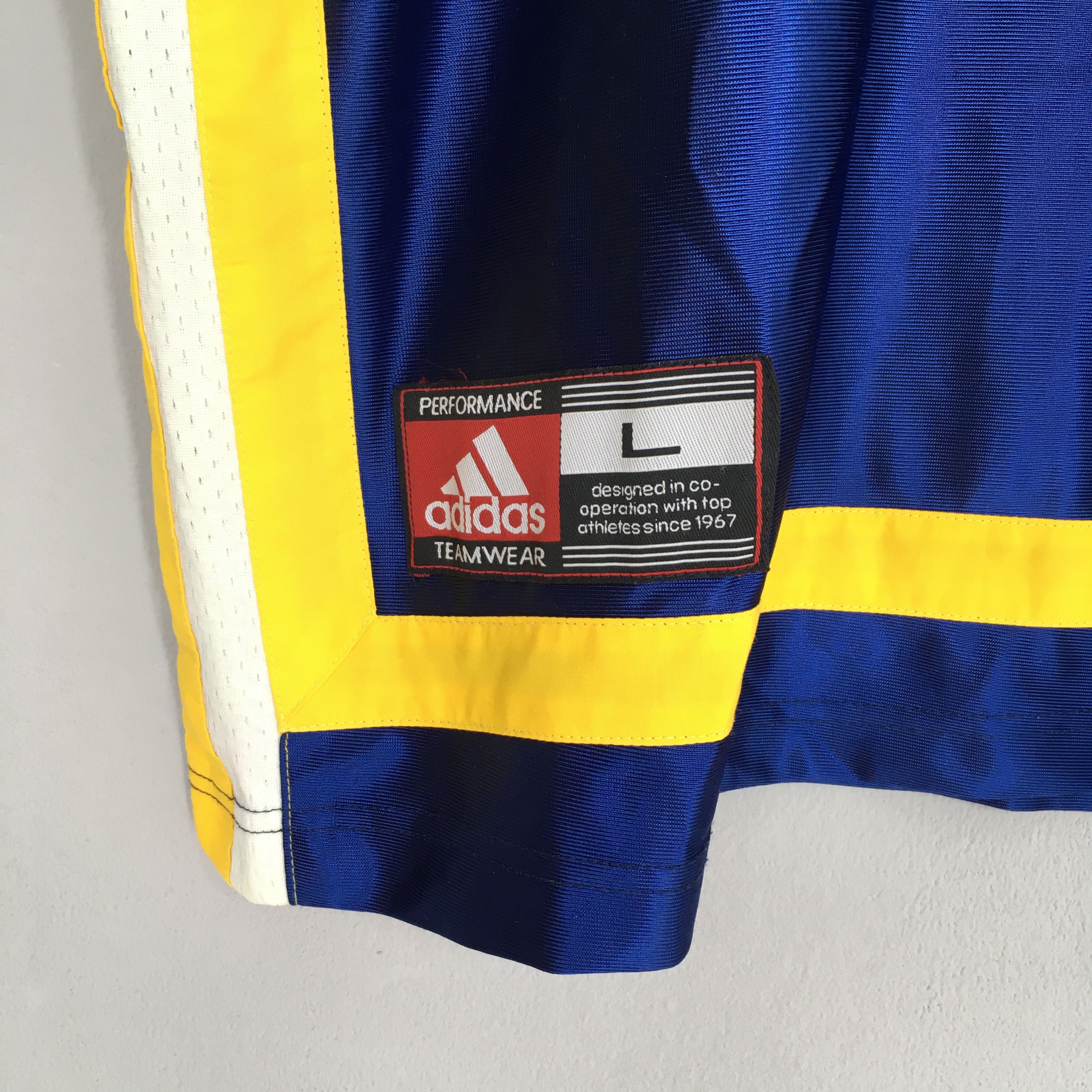Adidas × Sports Specialties Vintage 90's Soccer Adidas Equipment Blue Jersey Large Size US L / EU 52-54 / 3 - 5 Thumbnail