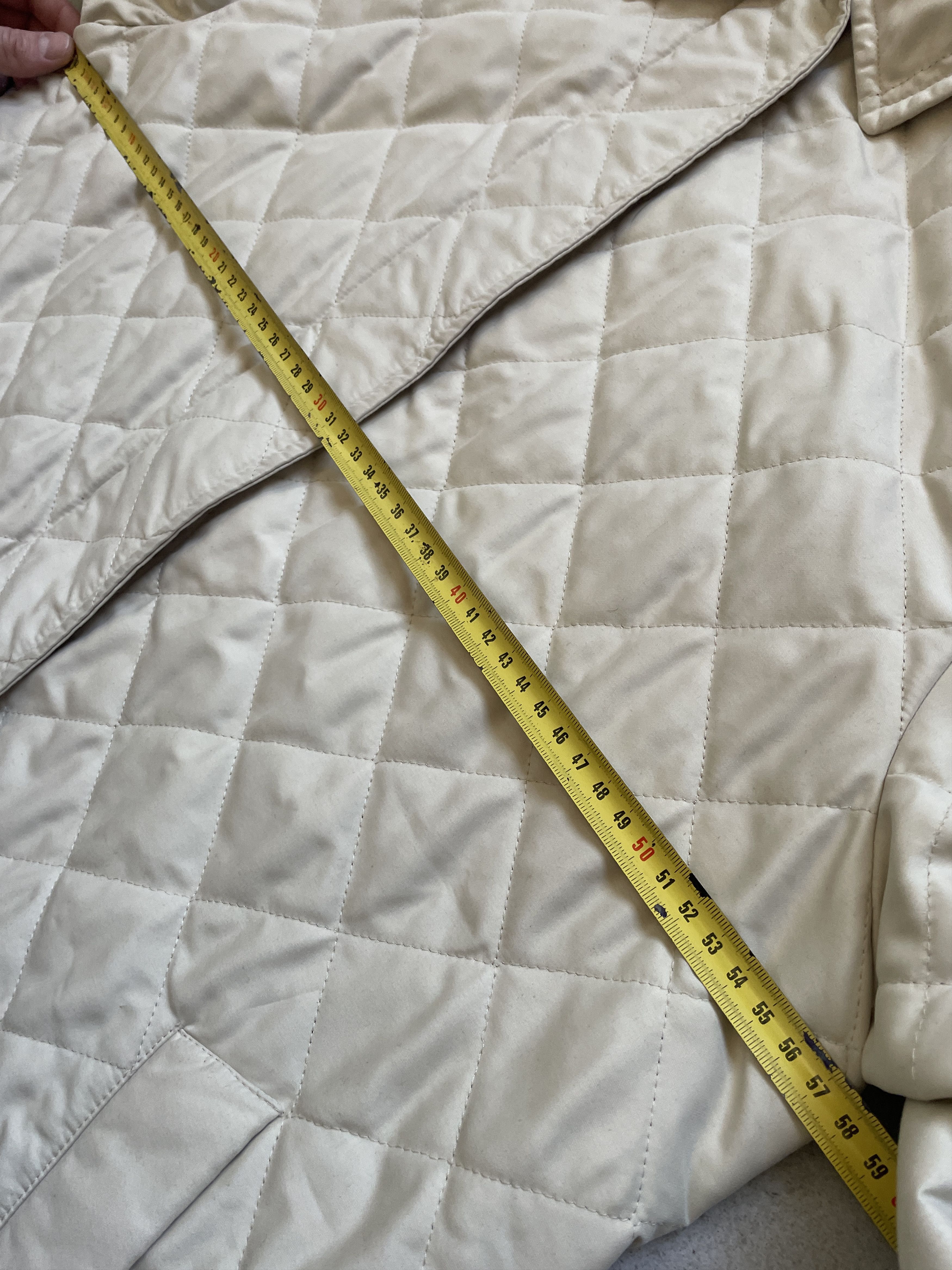 Burberry VINTAGE 90S BURBERRYS OLD MONEY BEIGE QUILTED COAT JACKET Size L / US 10 / IT 46 - 11 Thumbnail