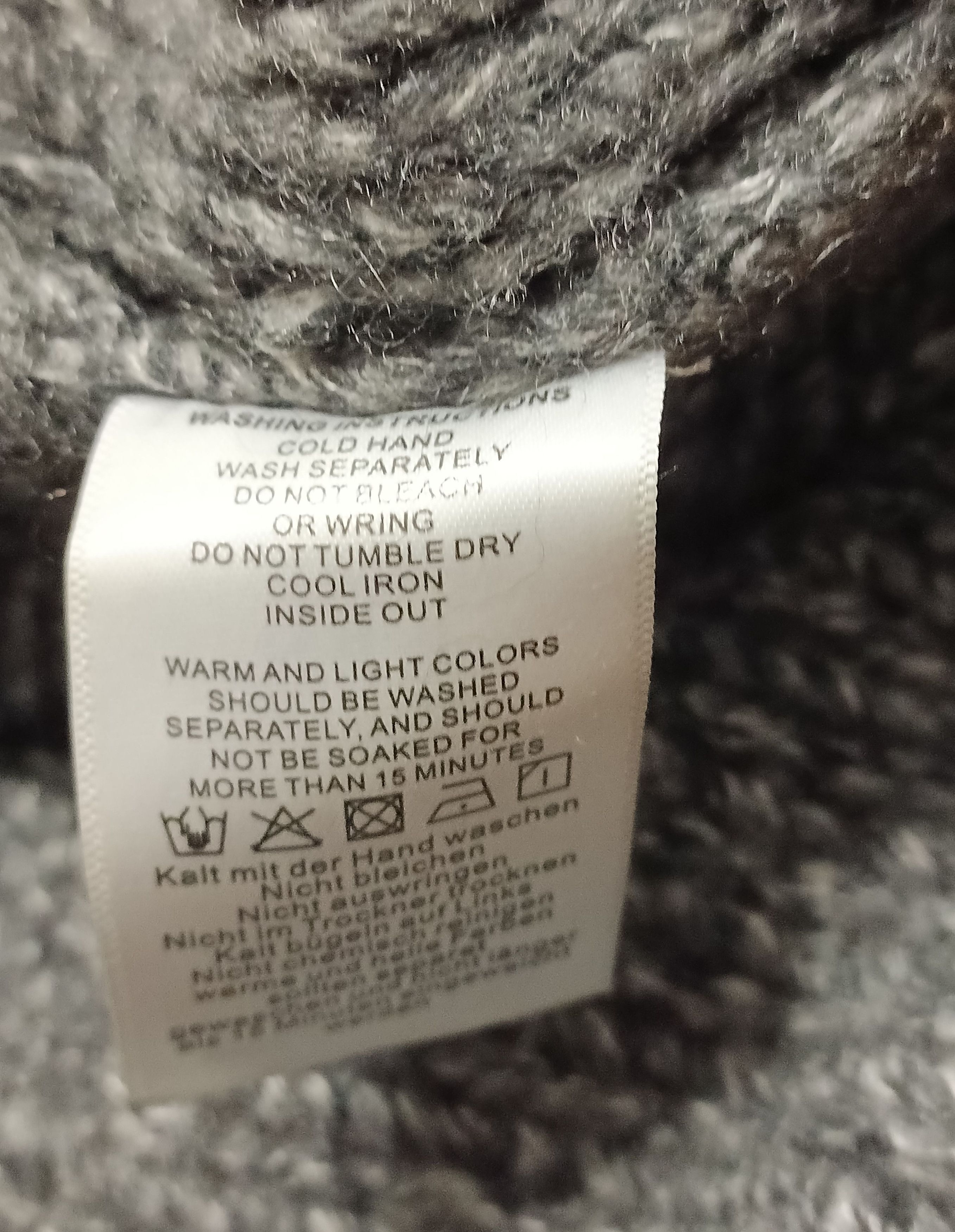 Designer LU REN Grey Cashmere Filament Silk Knit Sweater Jumper XS Size XS / US 0-2 / IT 36-38 - 9 Thumbnail
