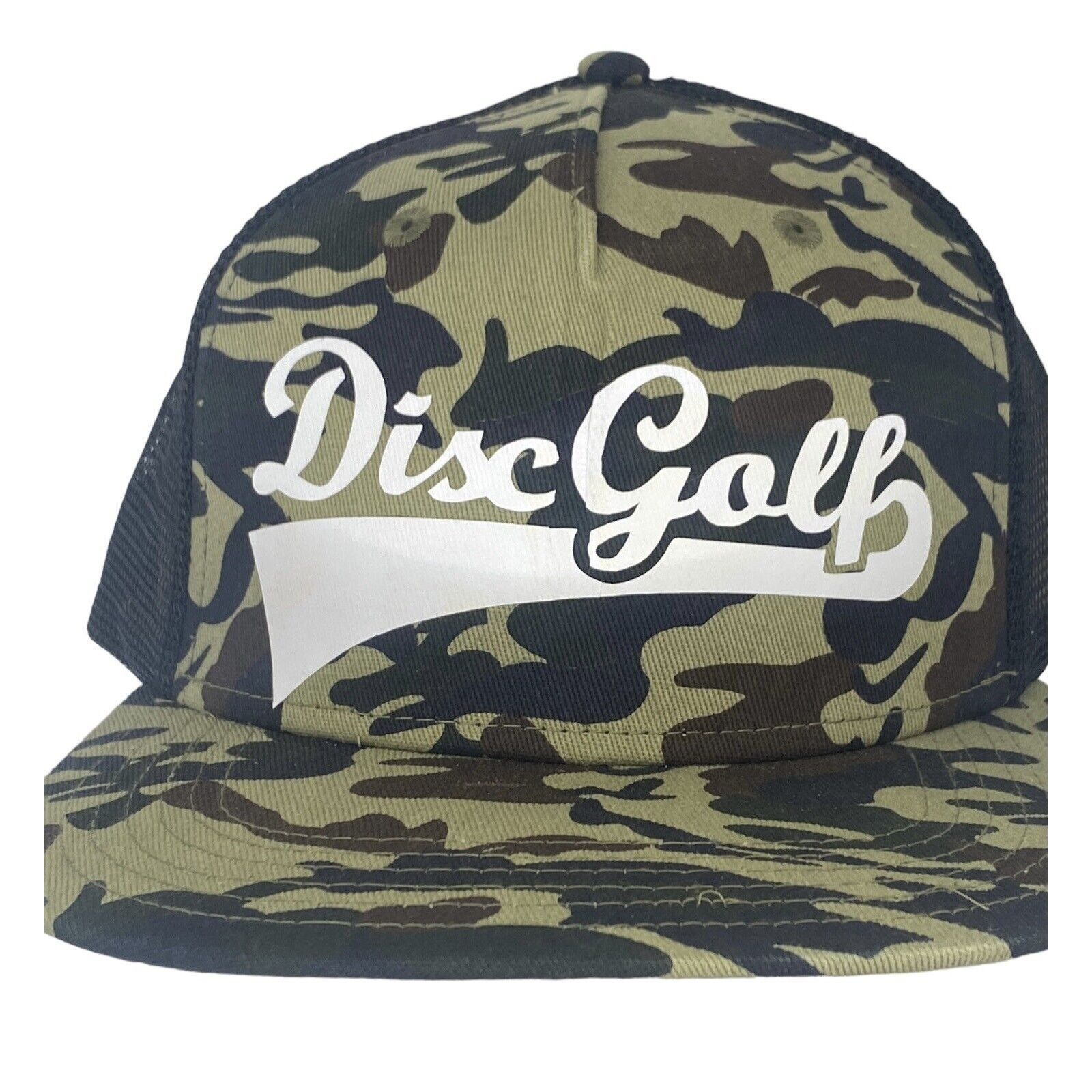 The Unbranded Brand Disc Golf DISCGOLF BASEBALL Logo Hat Trucker Cap Snap Back Size ONE SIZE - 2 Thumbnail