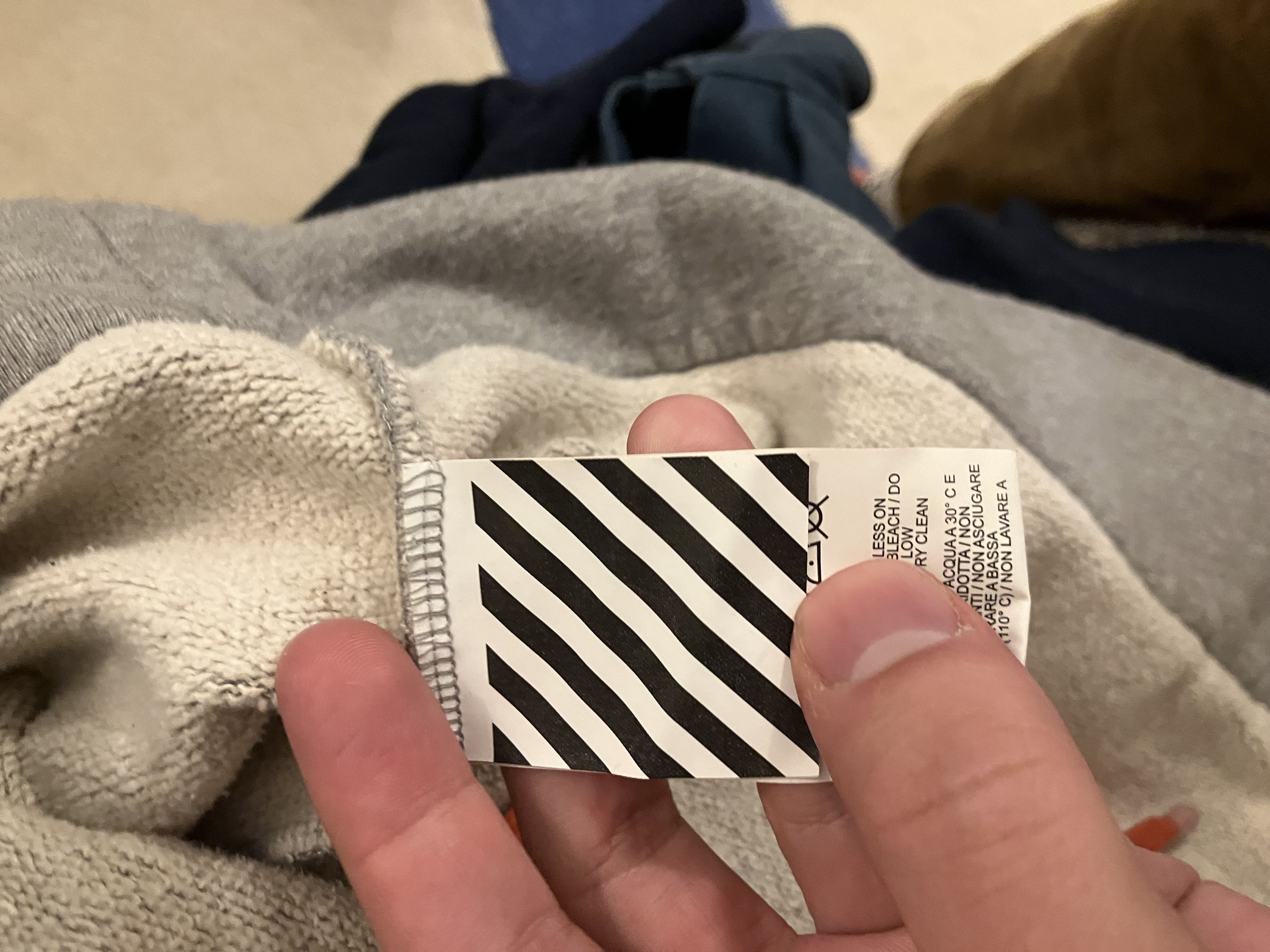 Off-White Off-White gradient arrow hoodie blue/grey Size US S / EU 44-46 / 1 - 4 Thumbnail