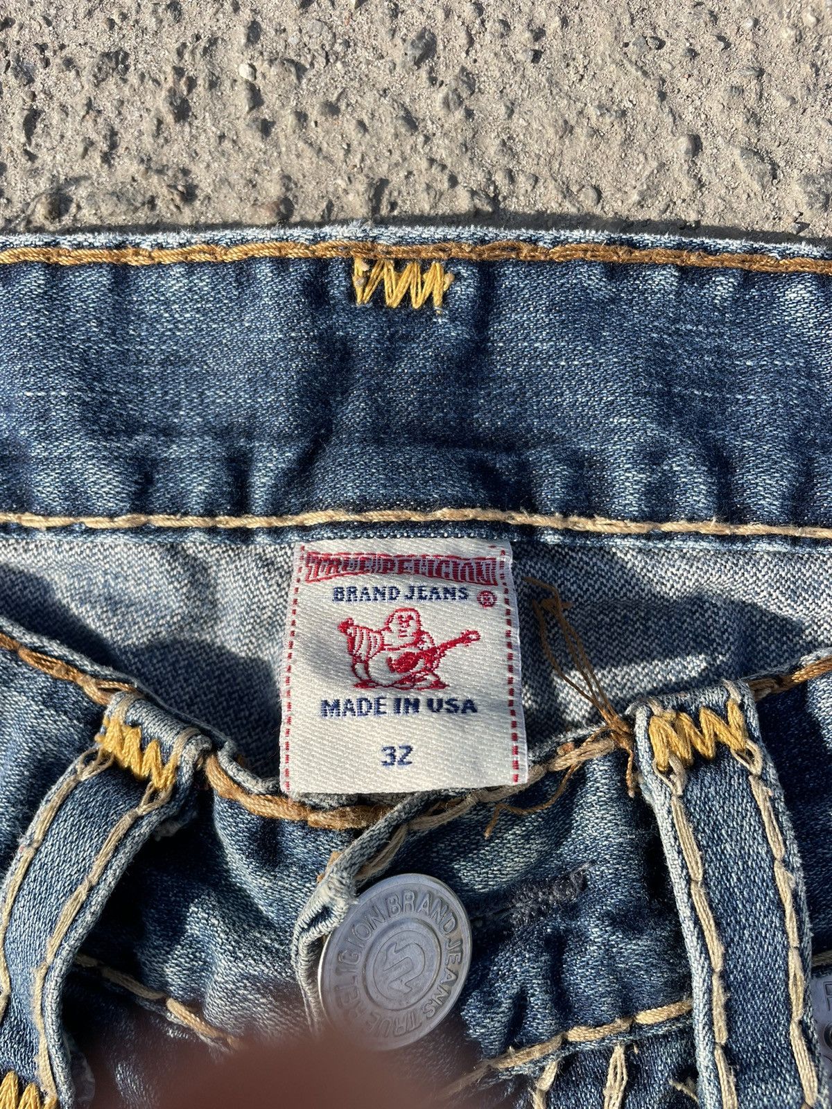 True Religion True Religion Usa Jack Super T Rare 32 Size US 32 / EU 48 - 8 Thumbnail