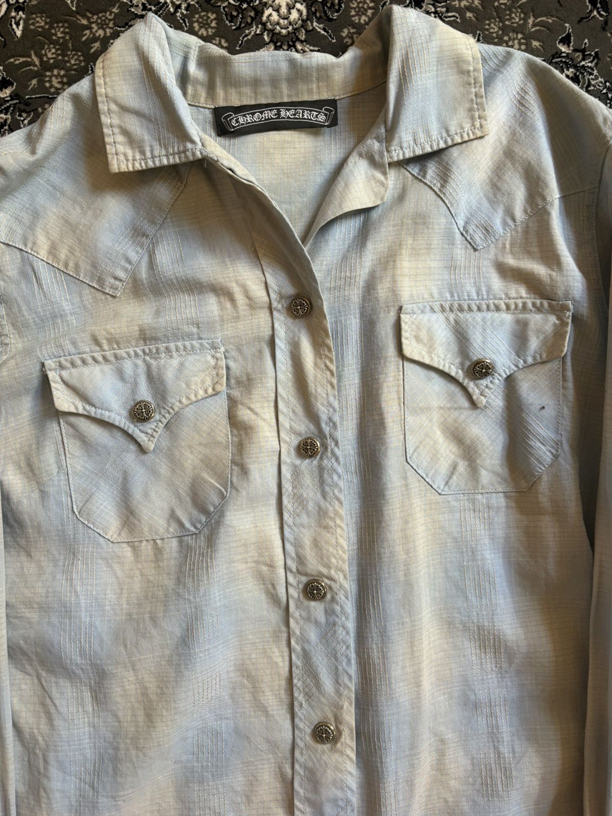 Chrome Hearts Chrome Hearts Fleur Patch Flannel Size US S / EU 44-46 / 1 - 4 Thumbnail