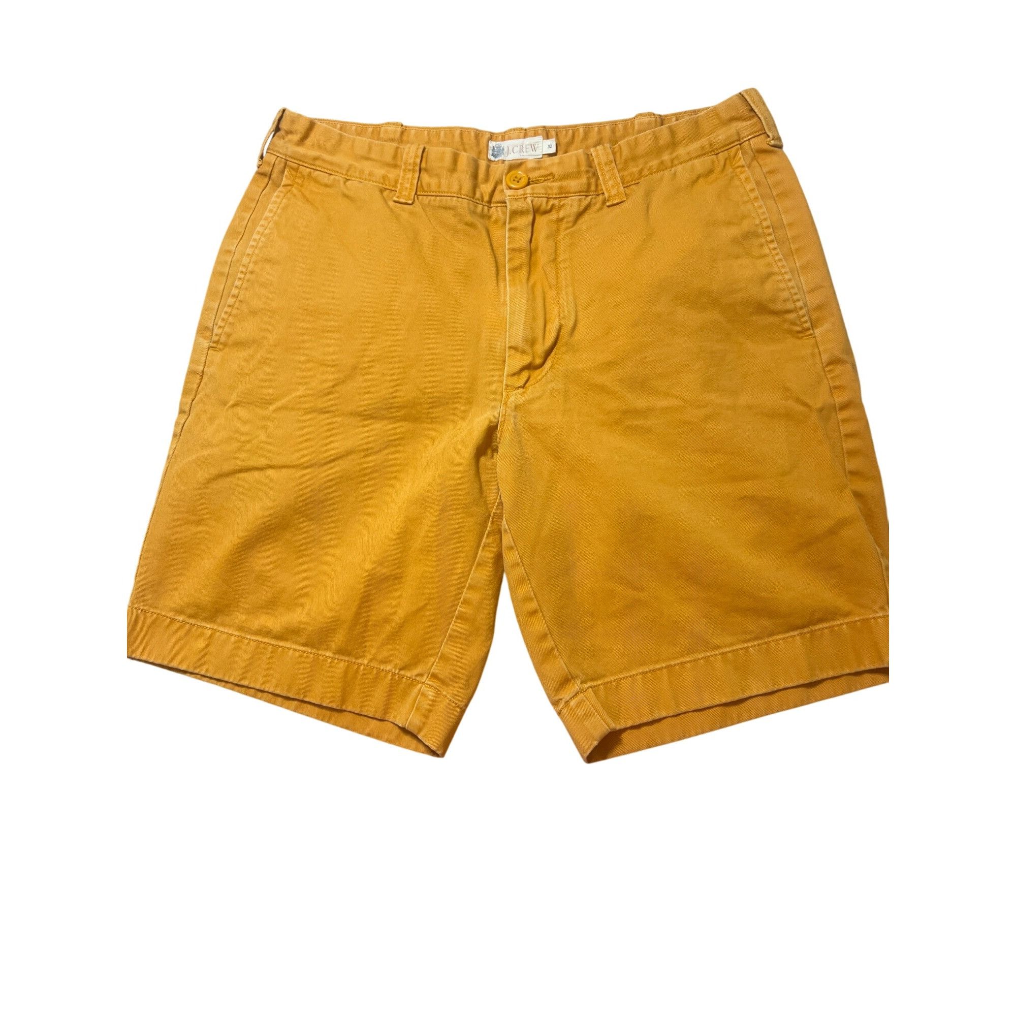 J.Crew J. Crew Mens Orange Chino Shorts Cotton Casual Summer Wear F Size US 32 / EU 48 - 1 Thumbnail