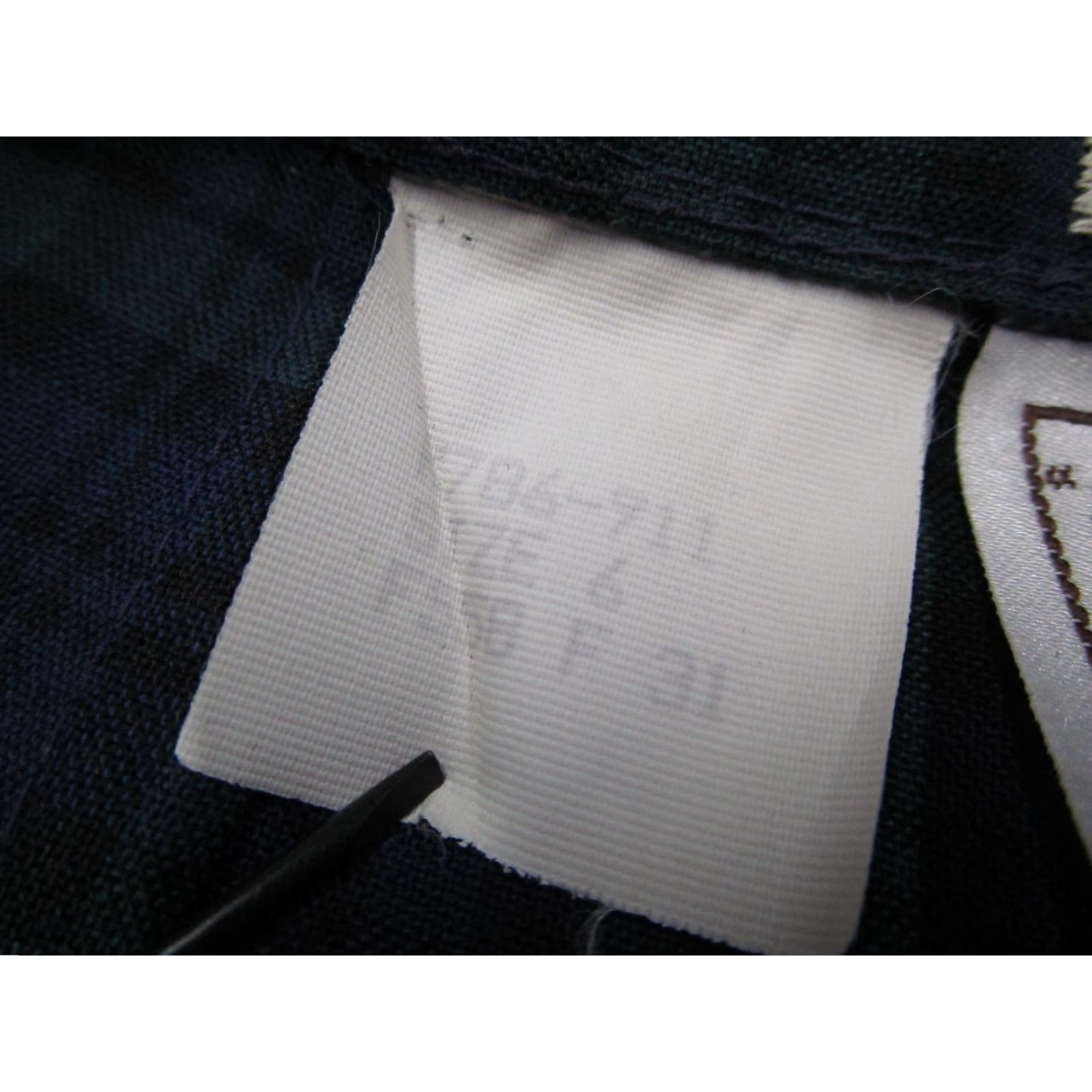 Pendleton VINTAGE Pendleton Women's Pants 6 Green Black Watch Tartan Plaid Wool Pleated Classic 26x26 Size 28" / US 6 / IT 42 - 4 Thumbnail