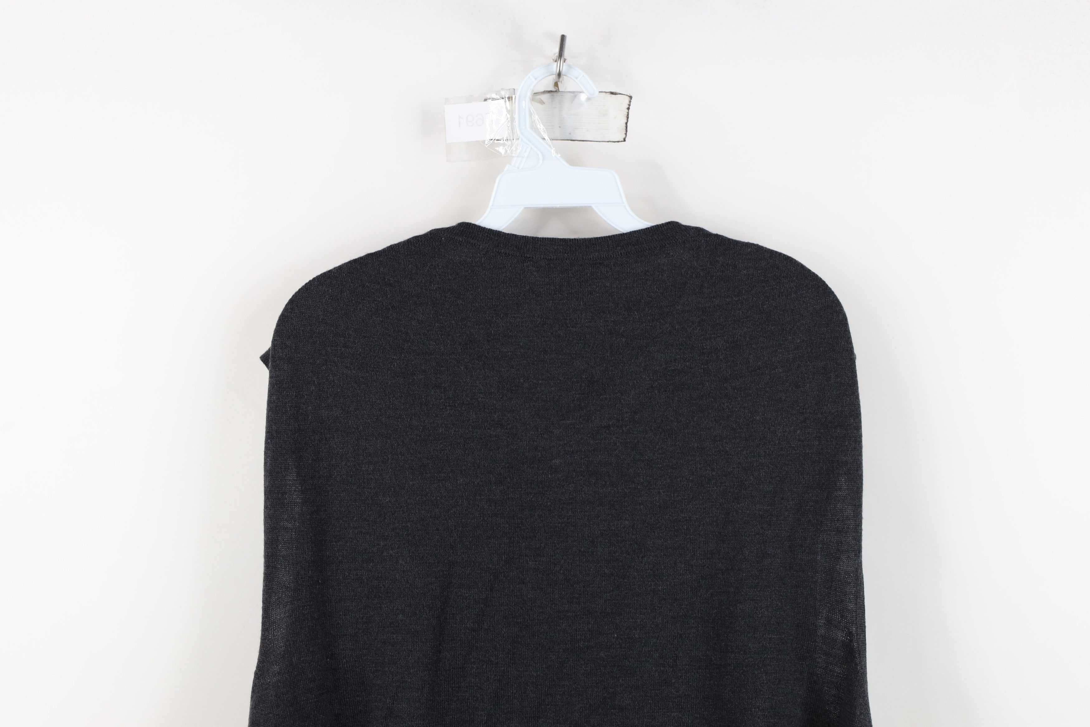 Vintage Vintage 90s Streetwear Merino Wool Knit Sweater Vest Gray Size US XXL / EU 58 / 5 - 7 Thumbnail