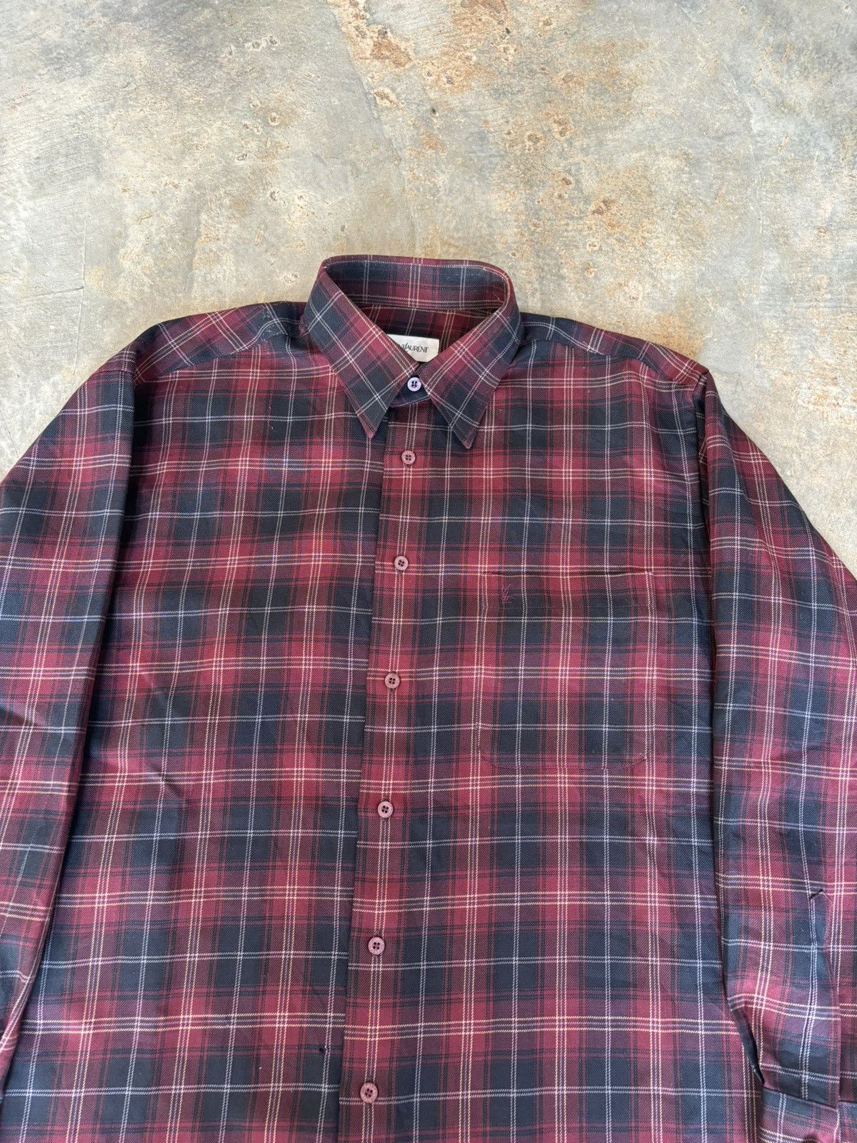 Yves Saint Laurent Yves Saint Laurent Shirt Size US L / EU 52-54 / 3 - 2 Thumbnail