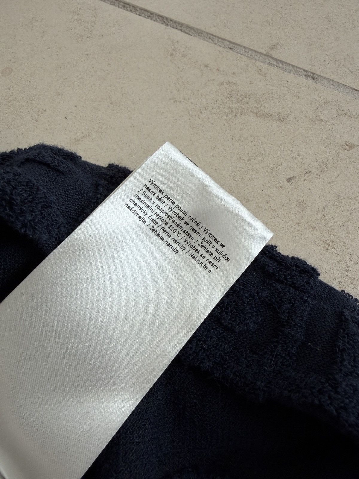 Fendi Fendi Roma FF Monogram Terry Cloth T-Shirt Navy Blue Size L Size US L / EU 52-54 / 3 - 7 Thumbnail