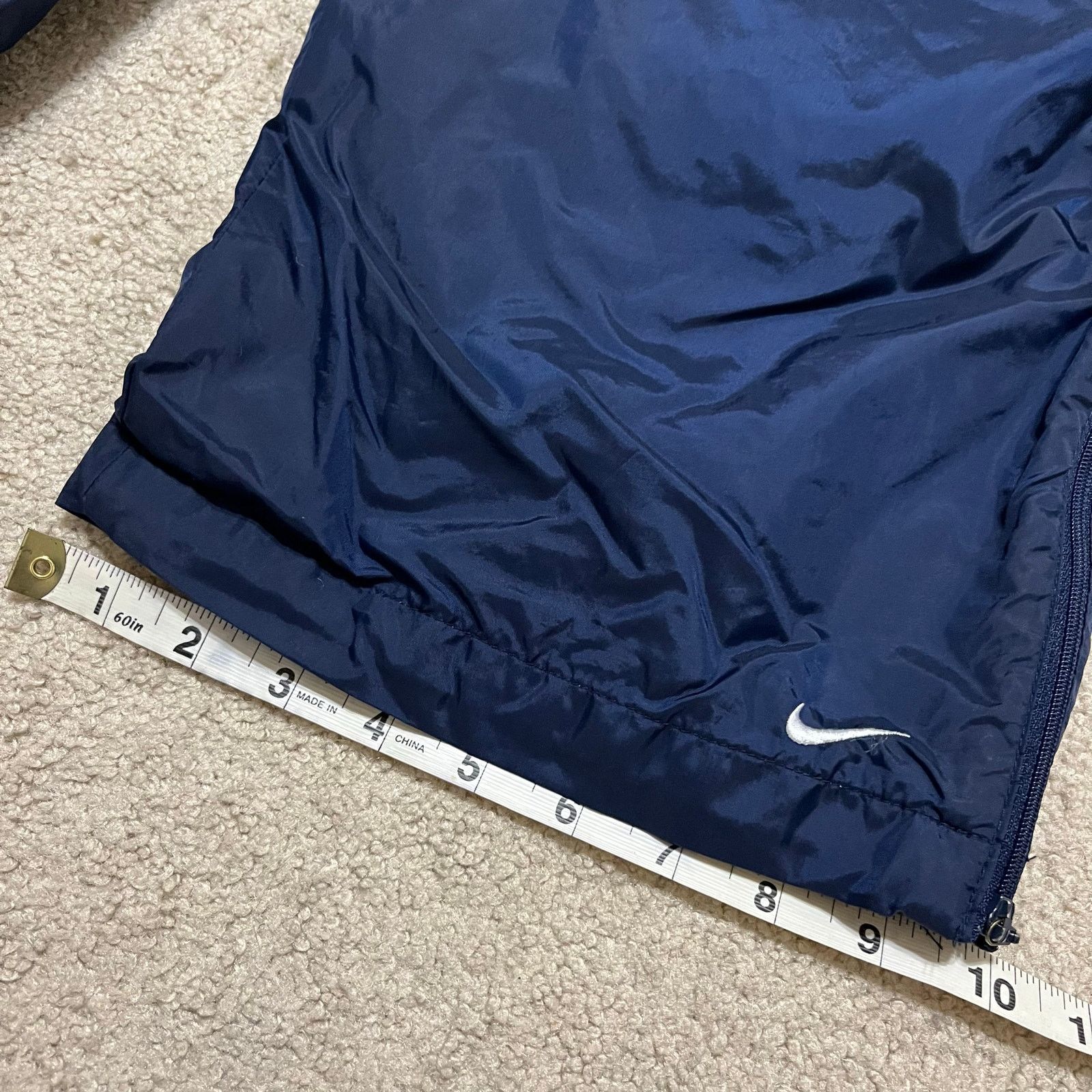 Nike Nike Y2K Baggy Skater Lined Solid Navy Trackpants XL Size US 32 / EU 48 - 5 Thumbnail