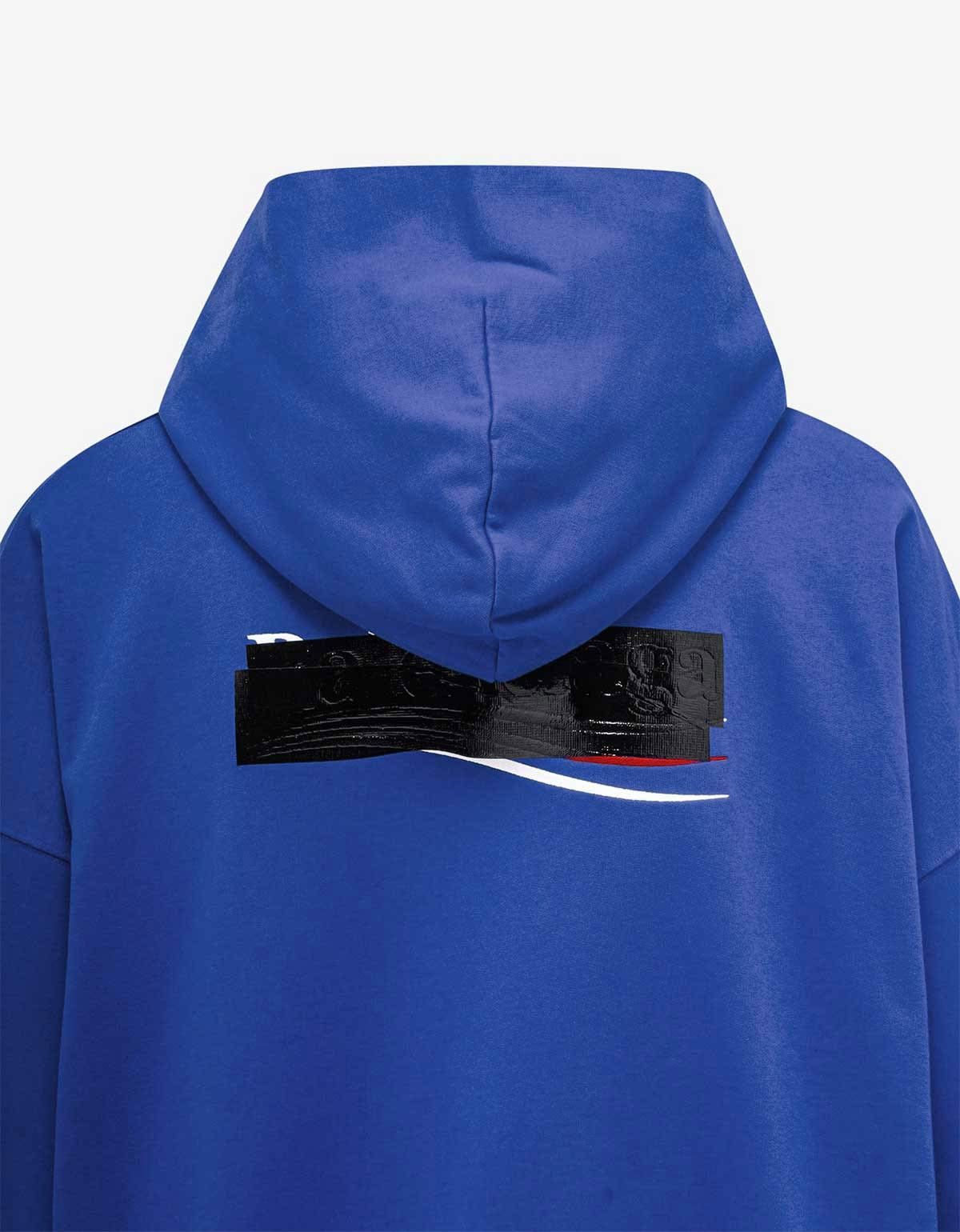Balenciaga Blue Gaffer Logo Large Hoodie Size 2 Size US M / EU 48-50 / 2 - 5 Thumbnail