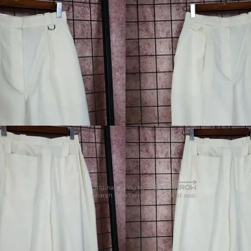 Dior Dior Women's Cream Wool Blend Embroidered Pants . Size 24" / US 00 / IT 34 - 6 Thumbnail