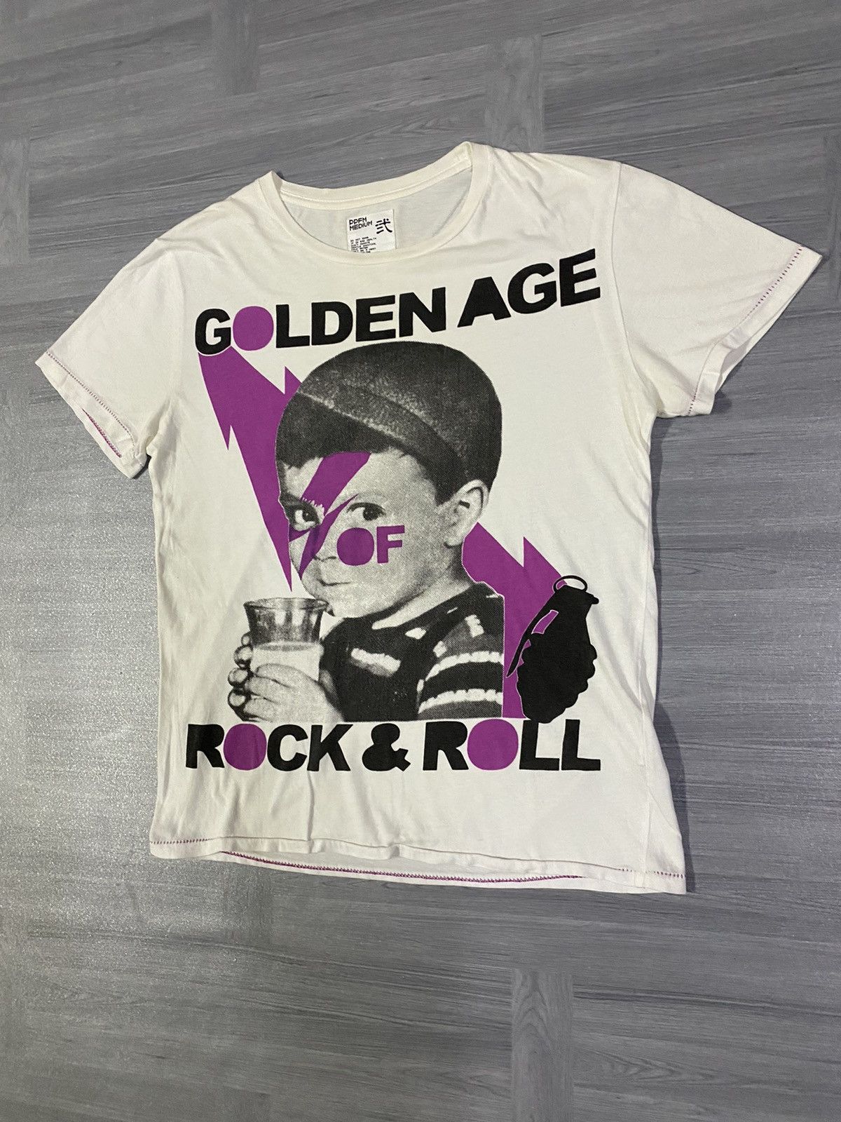 PPFM 2000s PPFM - Printed Baby Face T-Shirt Size US M / EU 48-50 / 2 - 2 Thumbnail