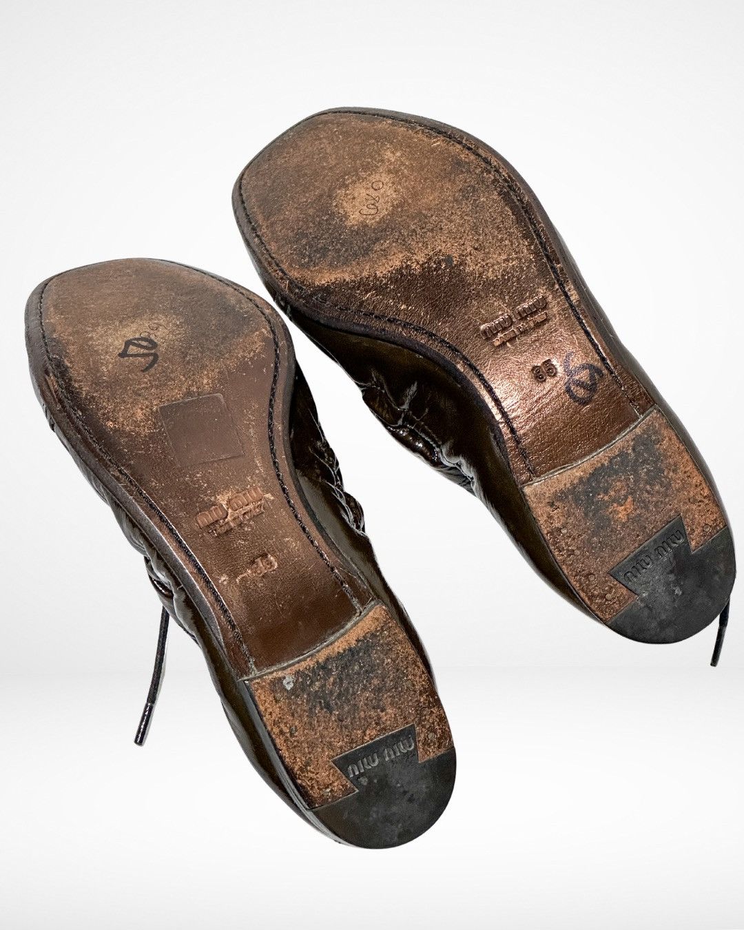Miu Miu FW08 Oxford Ballerina Flats Size US 5 / IT 35 - 5 Thumbnail