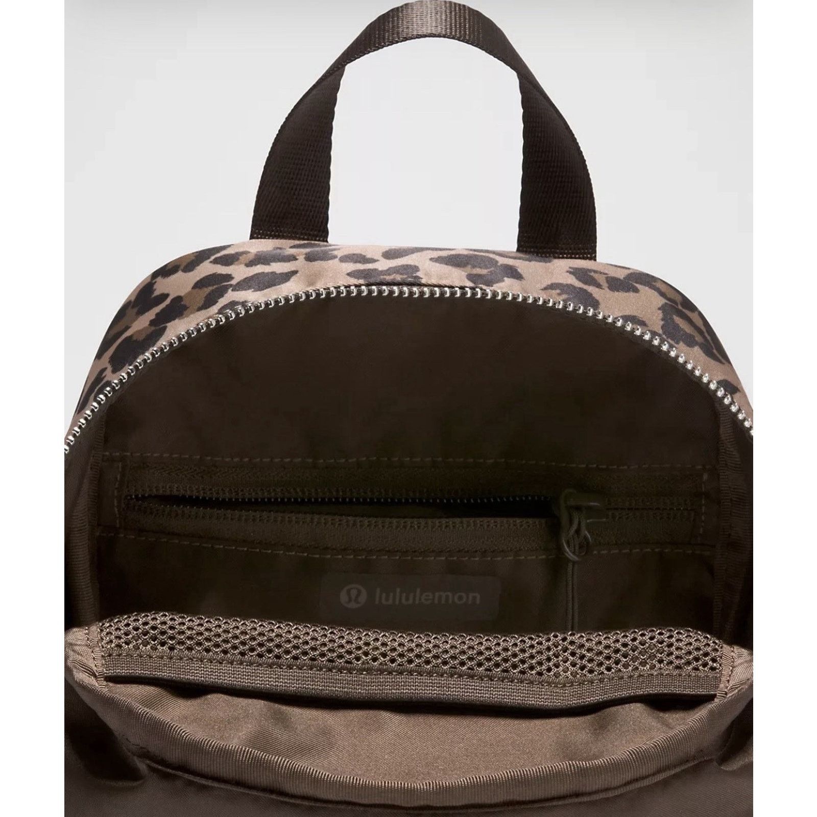 Lululemon Lululemon Mini Backpack Leopard Print Metal Hardware Bag 3L Size ONE SIZE - 4 Thumbnail