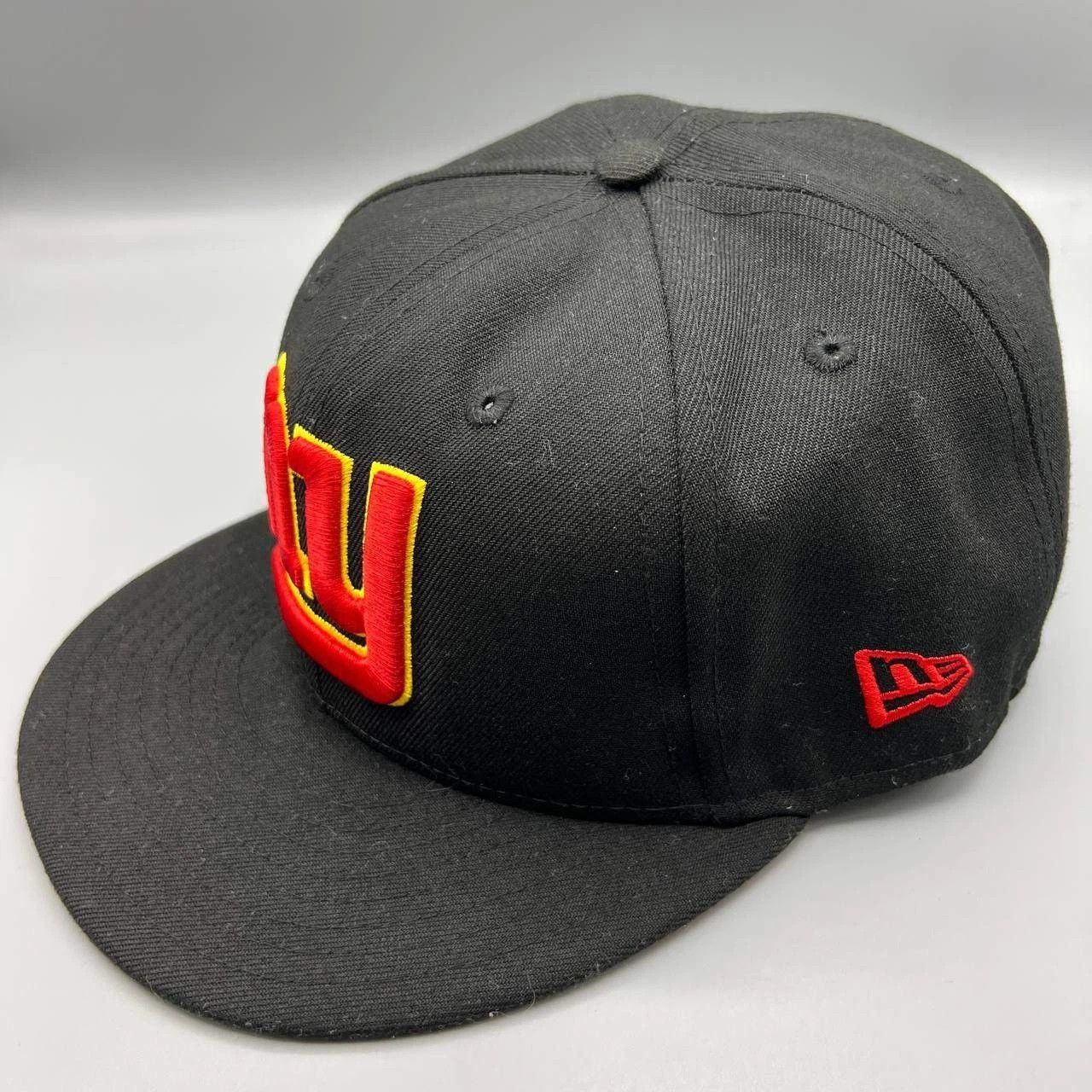 New Era New York Giants Pro Bowl Hat Men 8 Black Red NFL Hat Fitted Size ONE SIZE - 5 Thumbnail