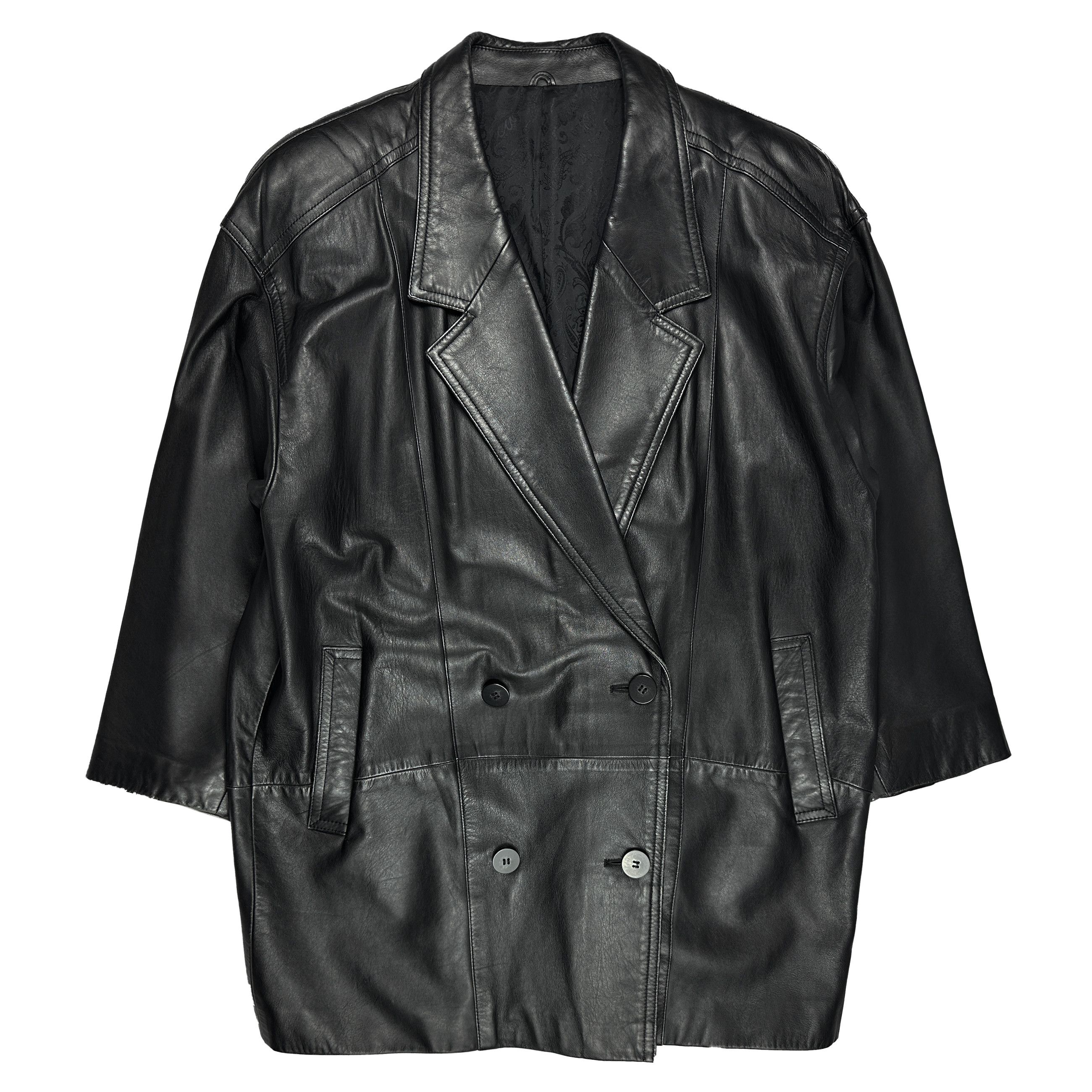 Vintage Calf Leather Coat Size US M / EU 48-50 / 2 - 1 Preview