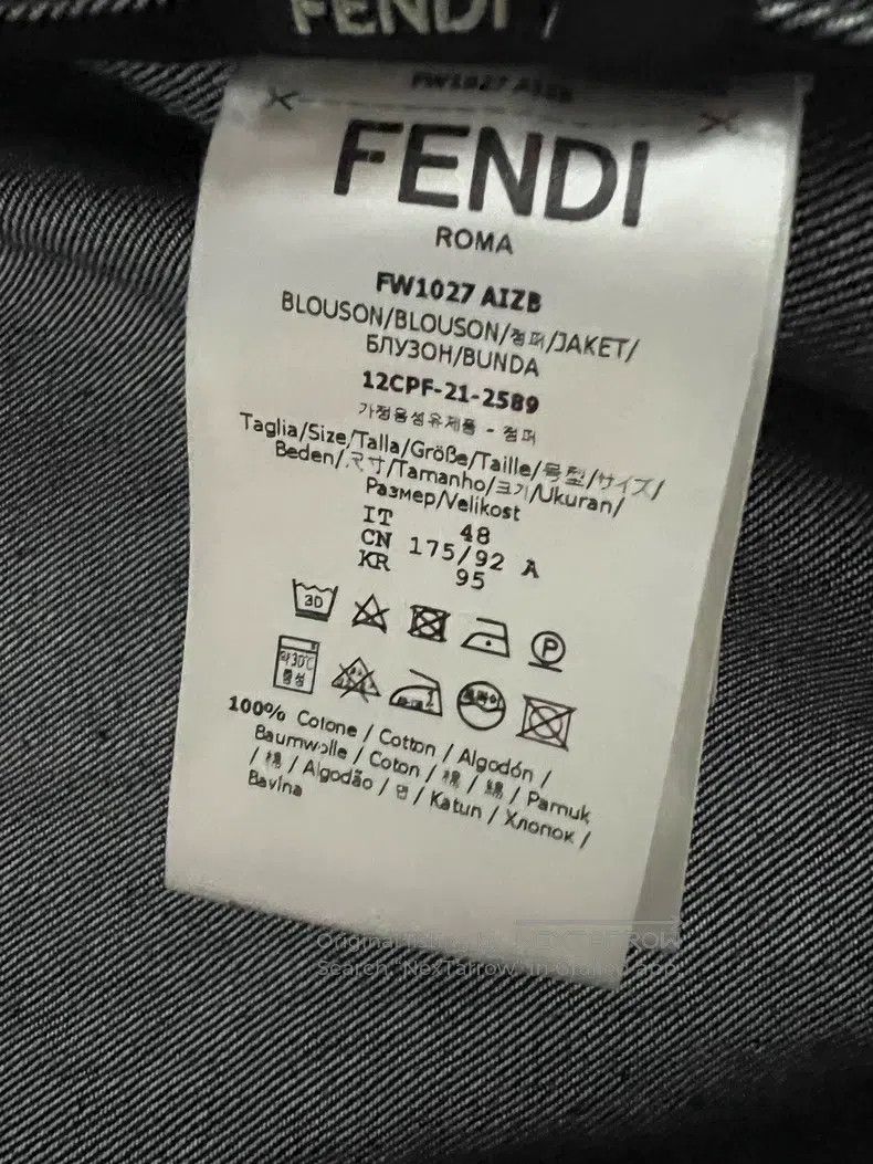 Fendi Fendi Denim jacket shirt long-sleeve dark blue Size US M / EU 48-50 / 2 - 7 Thumbnail