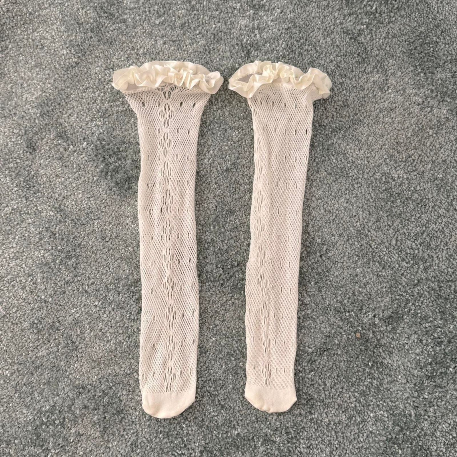 Other ✿ ruffled lace knee socks ✿ Size ONE SIZE - 5 Thumbnail