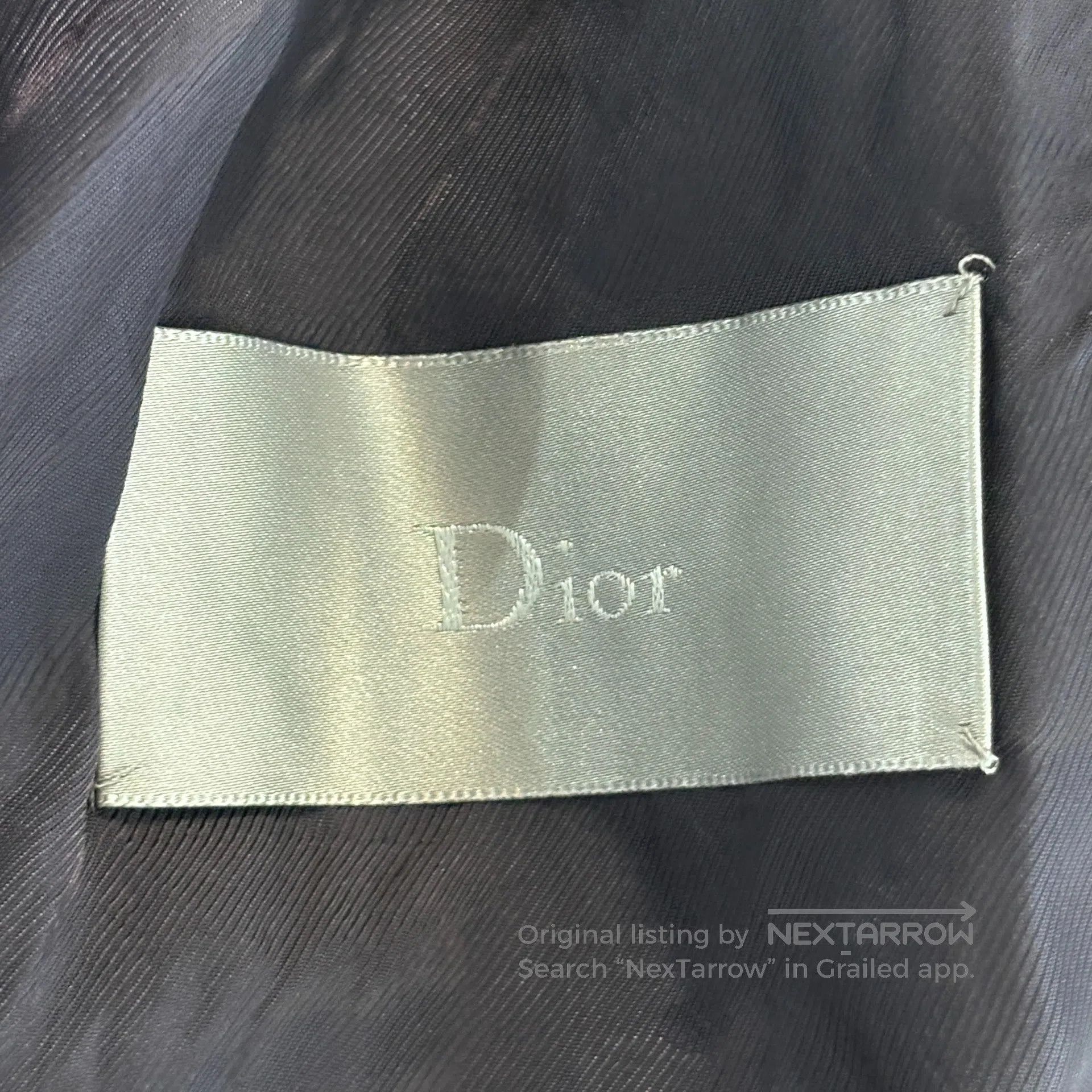 Dior Dior Black diagonal zipper double-zip thin jacket| Size US M / EU 48-50 / 2 - 3 Thumbnail