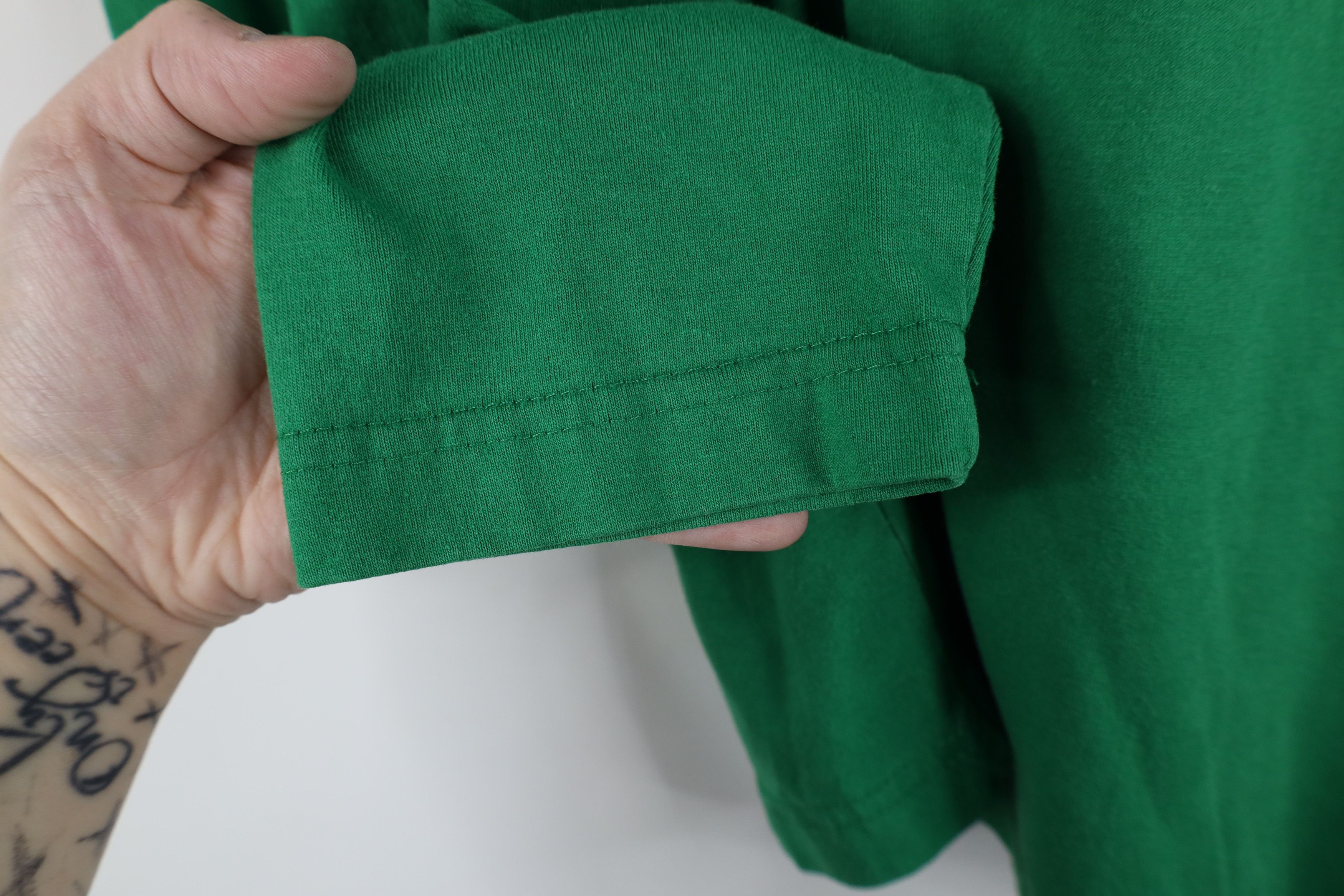 Vintage Vintage 90s Fit Christmas Tree Turtleneck T-Shirt Green Size XL / US 12-14 / IT 48-50 - 7 Thumbnail