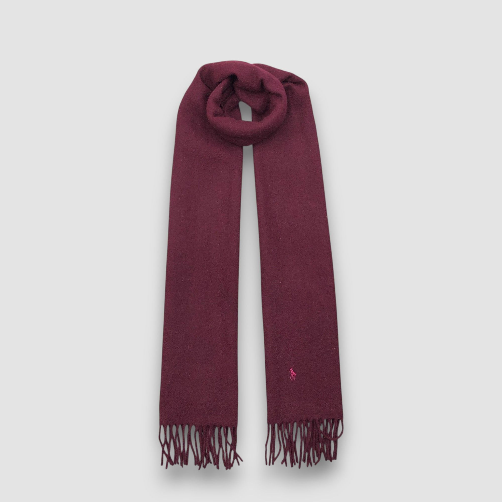 Polo Ralph Lauren Vintage Polo Ralph Lauren Scarf Muffler Wool Scarves Size ONE SIZE - 1 Thumbnail